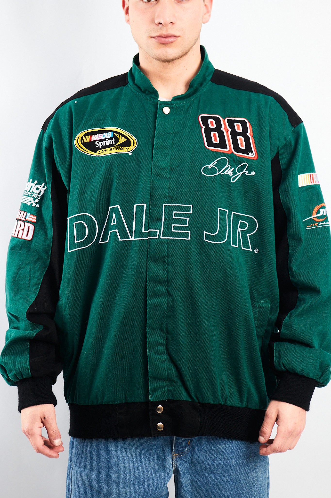 2008 Vintage AMP Energy Nascar Dale Jr Racing Jacket (L)