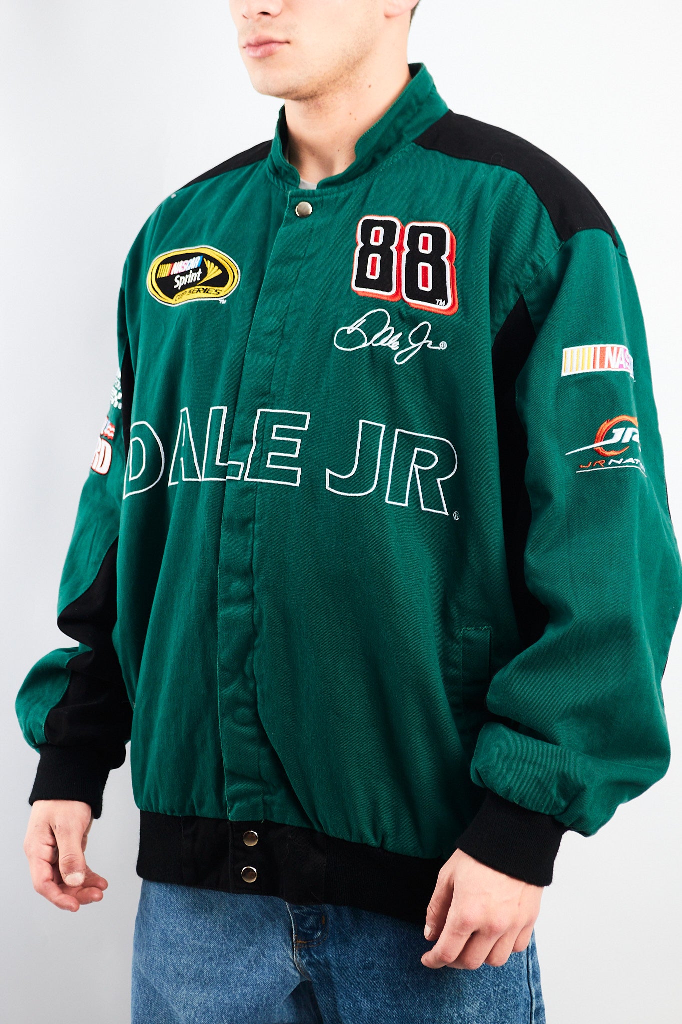 2008 Vintage AMP Energy Nascar Dale Jr Racing Jacket (L)