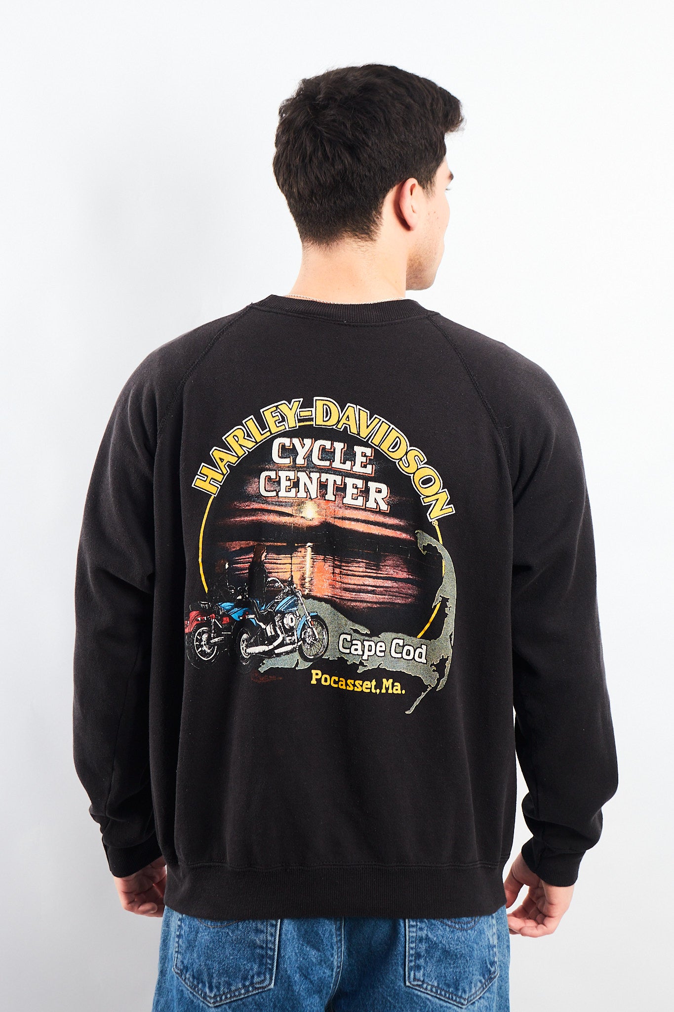 1992 Vintage Harley Davidson Big Logo Crewneck (L)