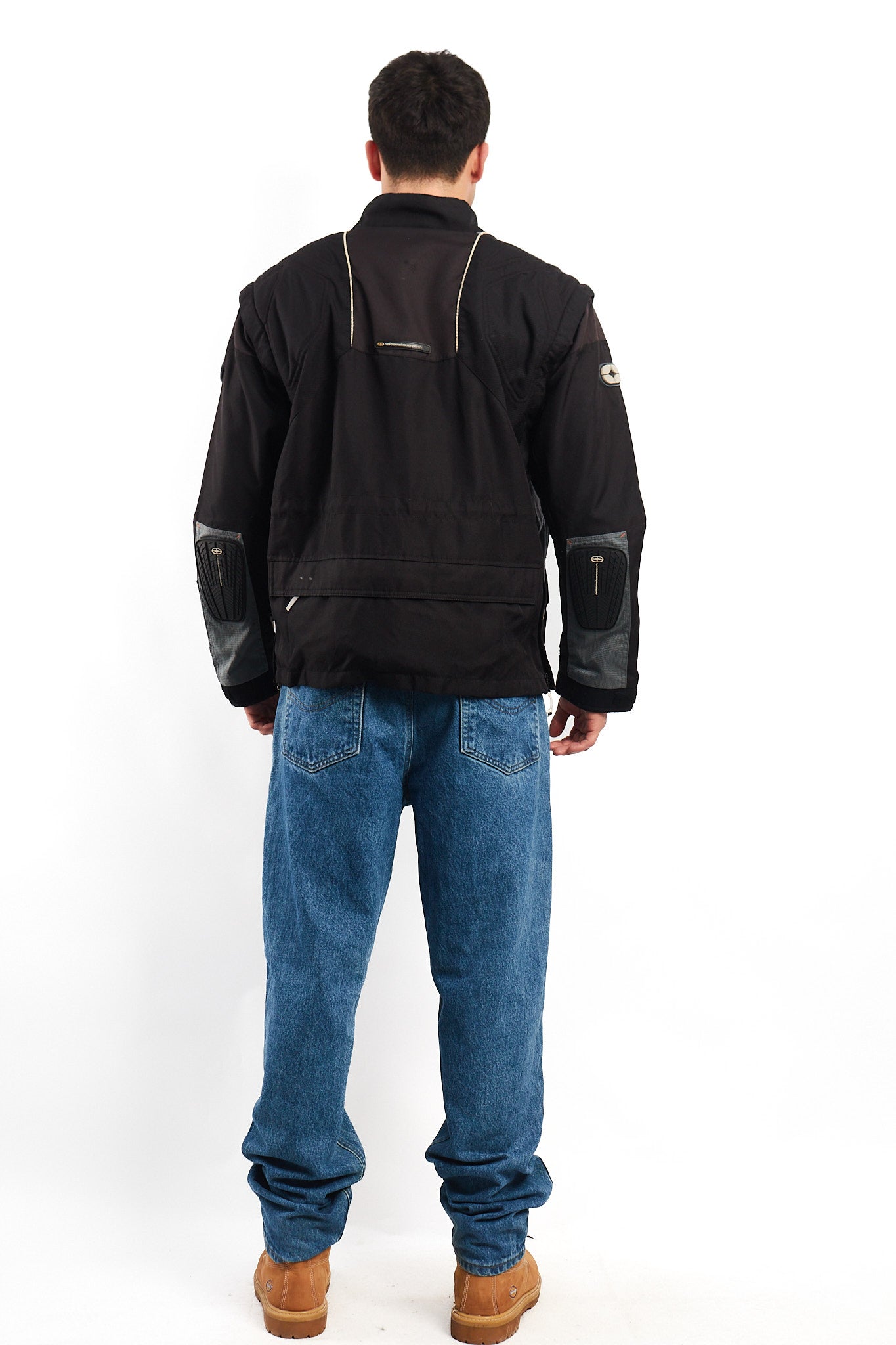 Vintage No fear Convertible Vest to Moto Jacket (M/L)