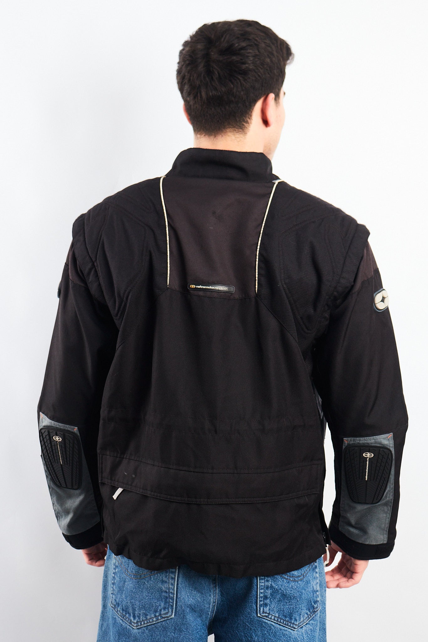 Vintage No fear Convertible Vest to Moto Jacket (M/L)