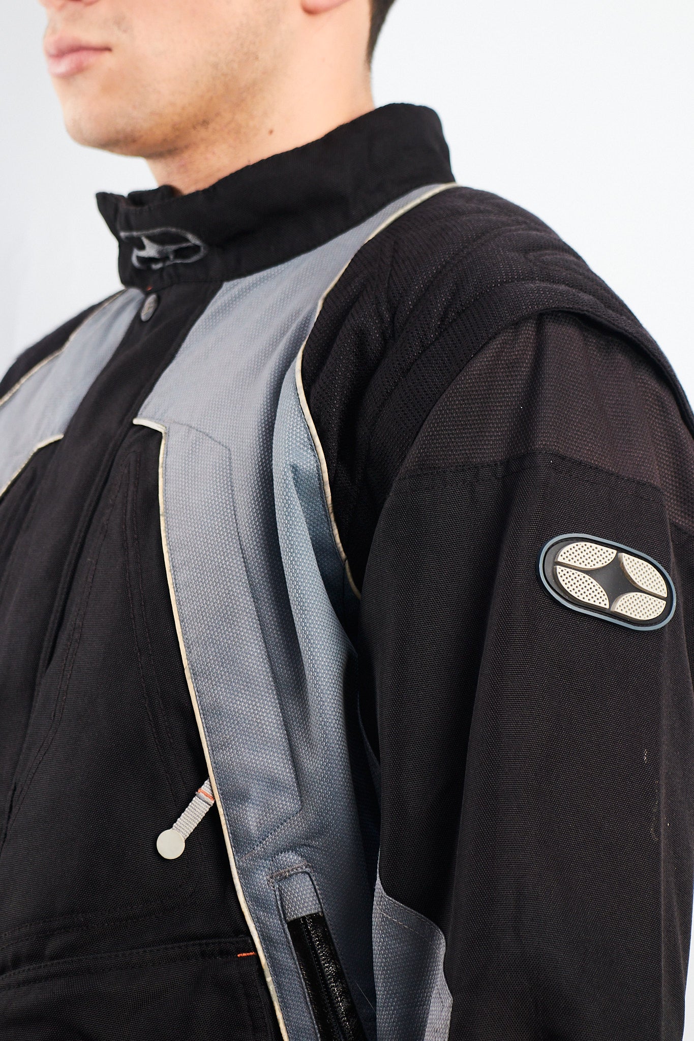 Vintage No fear Convertible Vest to Moto Jacket (M/L)