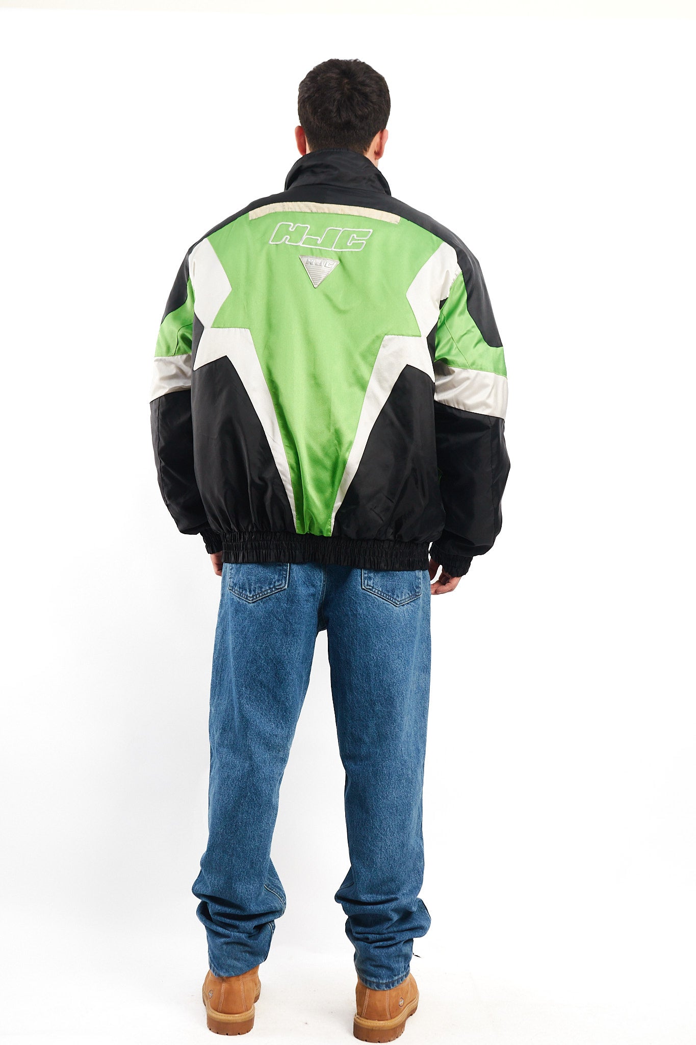 1990 Vintage HJC Puffer Moto Jacket (XL)