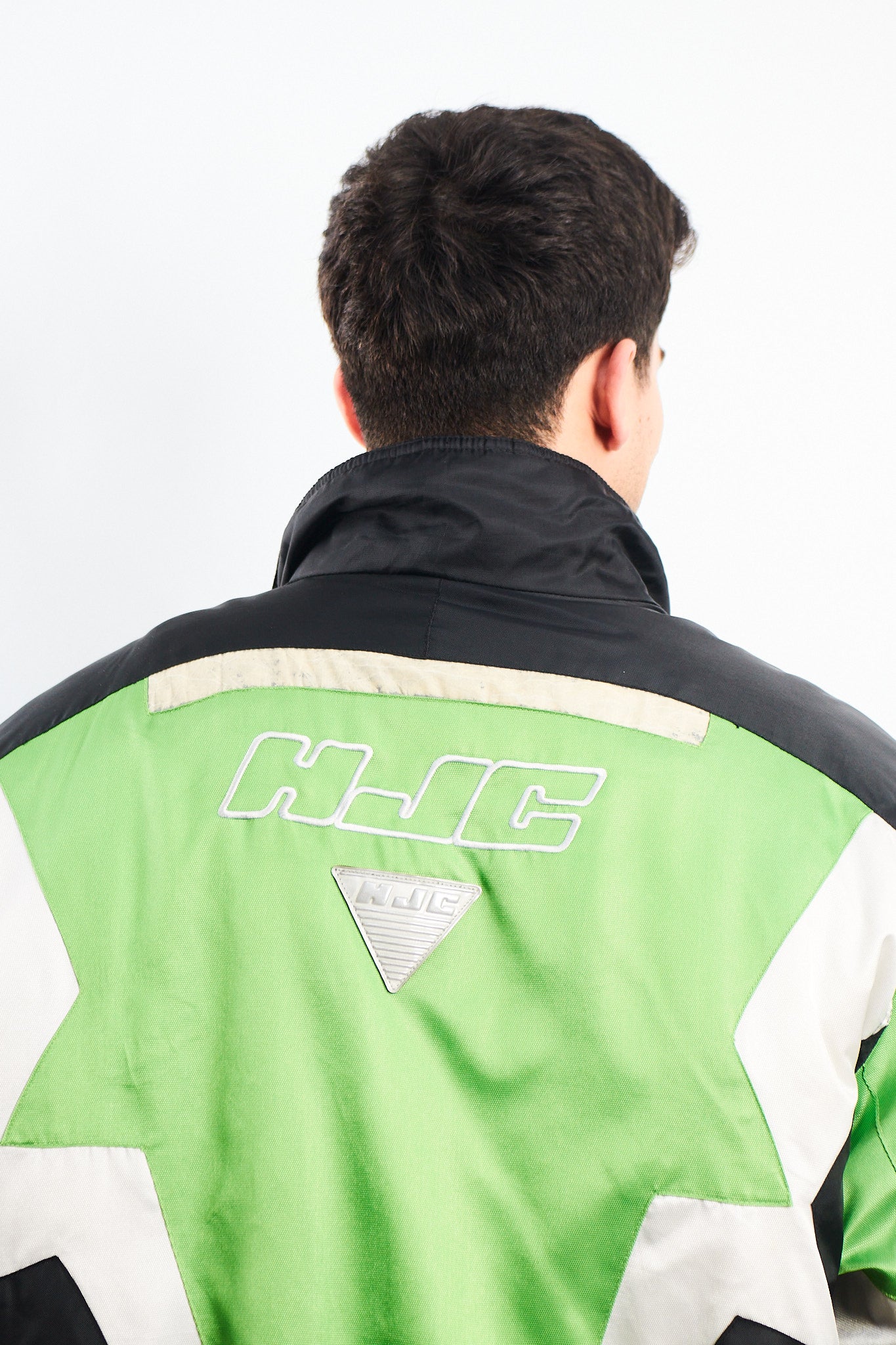 1990 Vintage HJC Puffer Moto Jacket (XL)