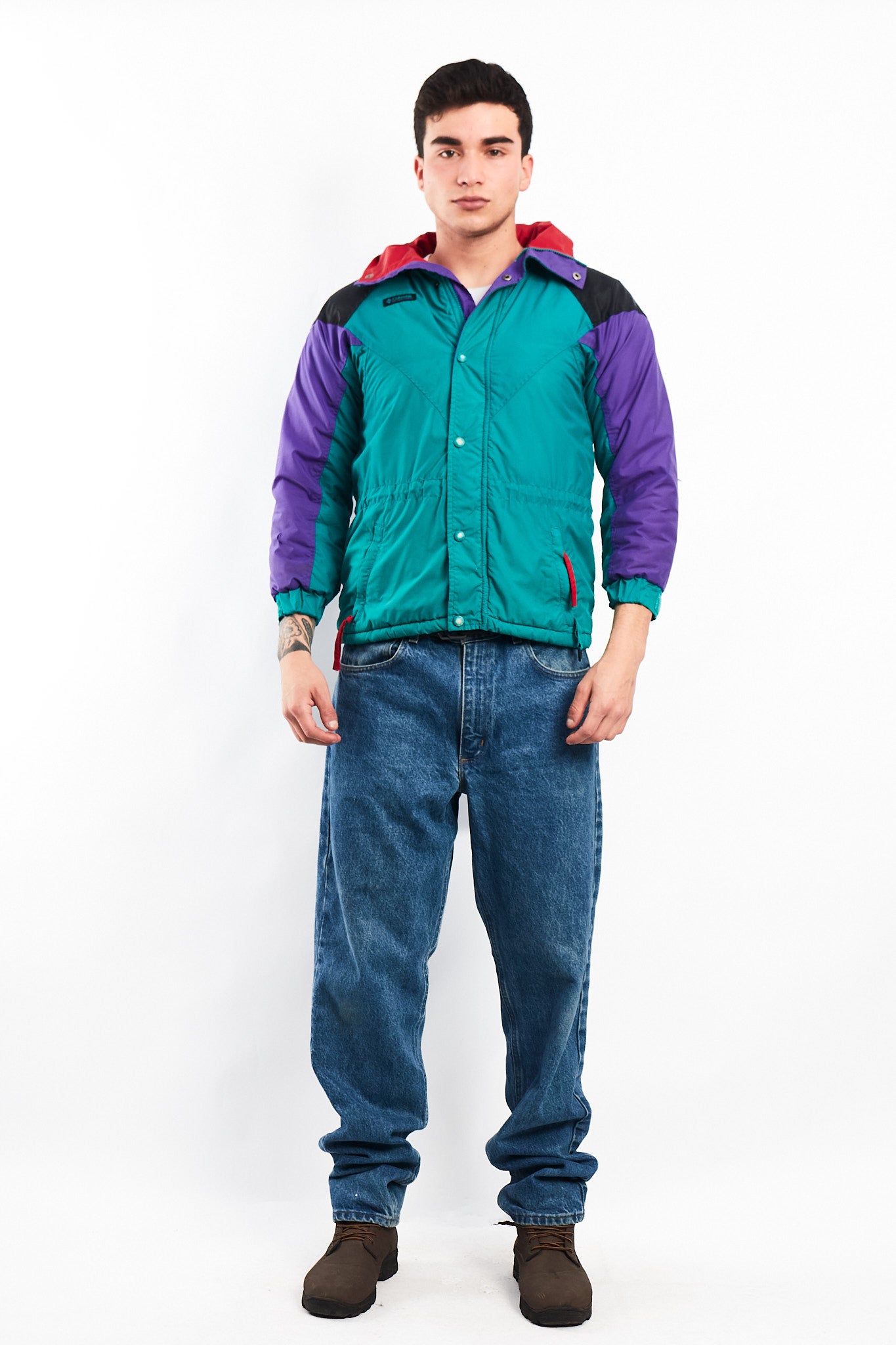 1990 Columbia Impermeable Retro Padded Ski Jacket (S)