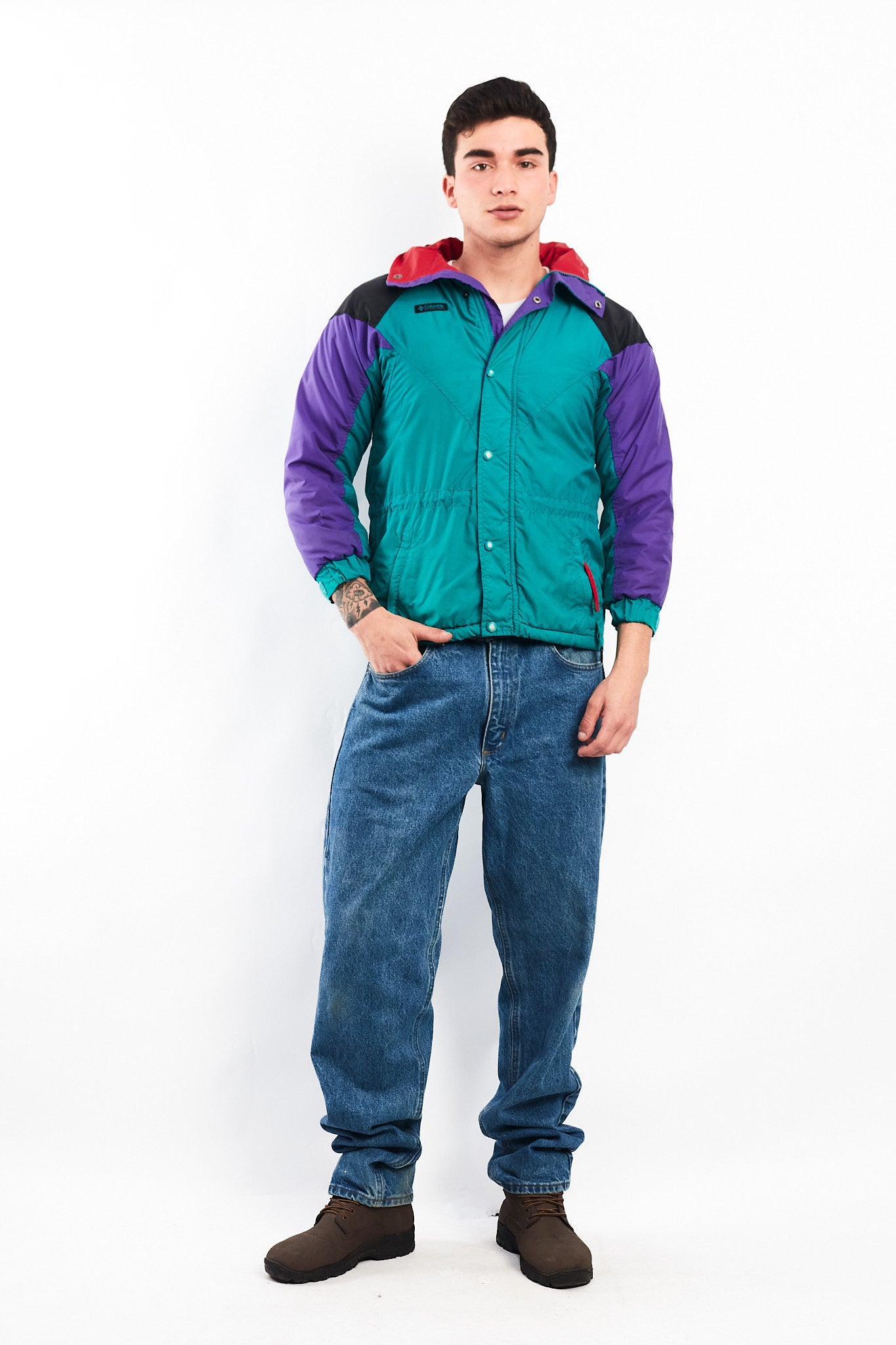 1990 Columbia Impermeable Retro Padded Ski Jacket (S)