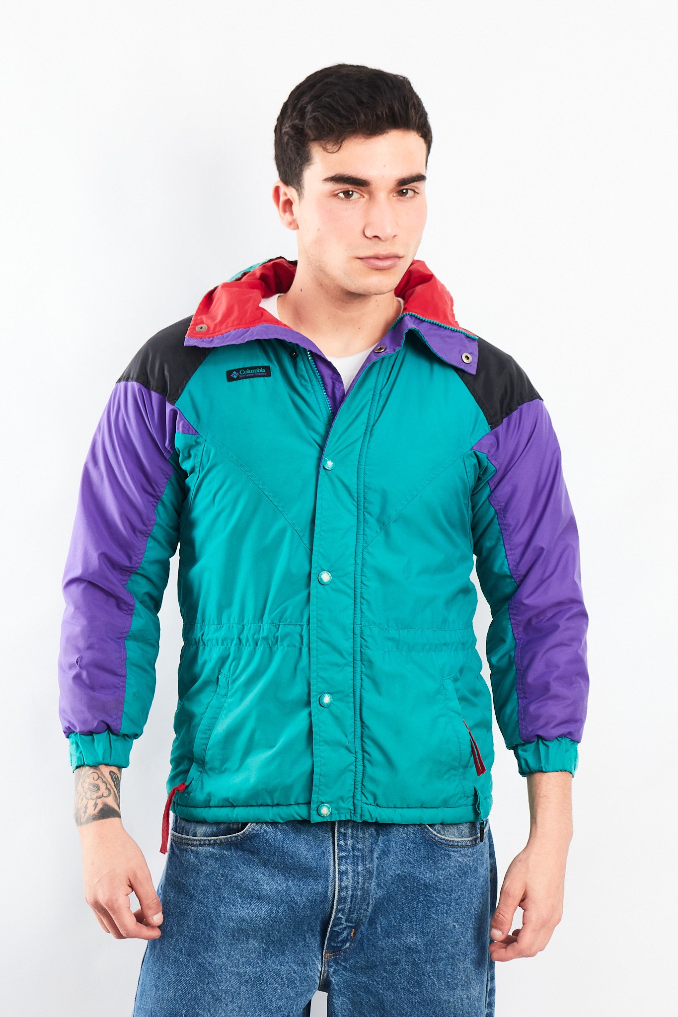 1990 Columbia Impermeable Retro Padded Ski Jacket (S)