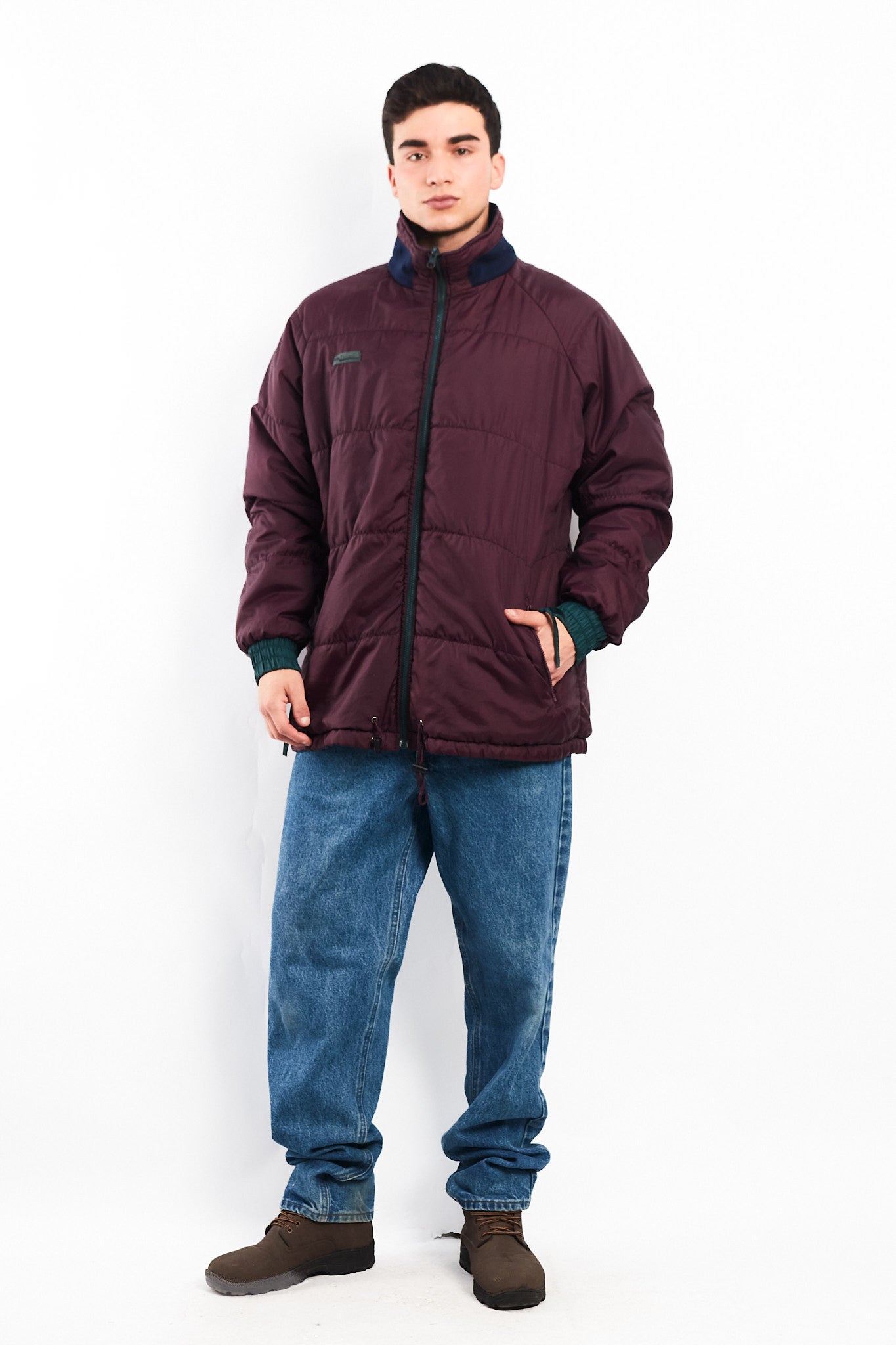 1990 Vintage Columbia Impermeable Reversible Ski Jacket (L)