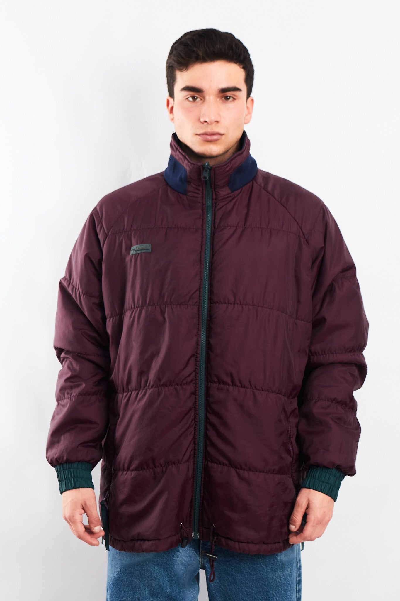 1990 Vintage Columbia Impermeable Reversible Ski Jacket (L)