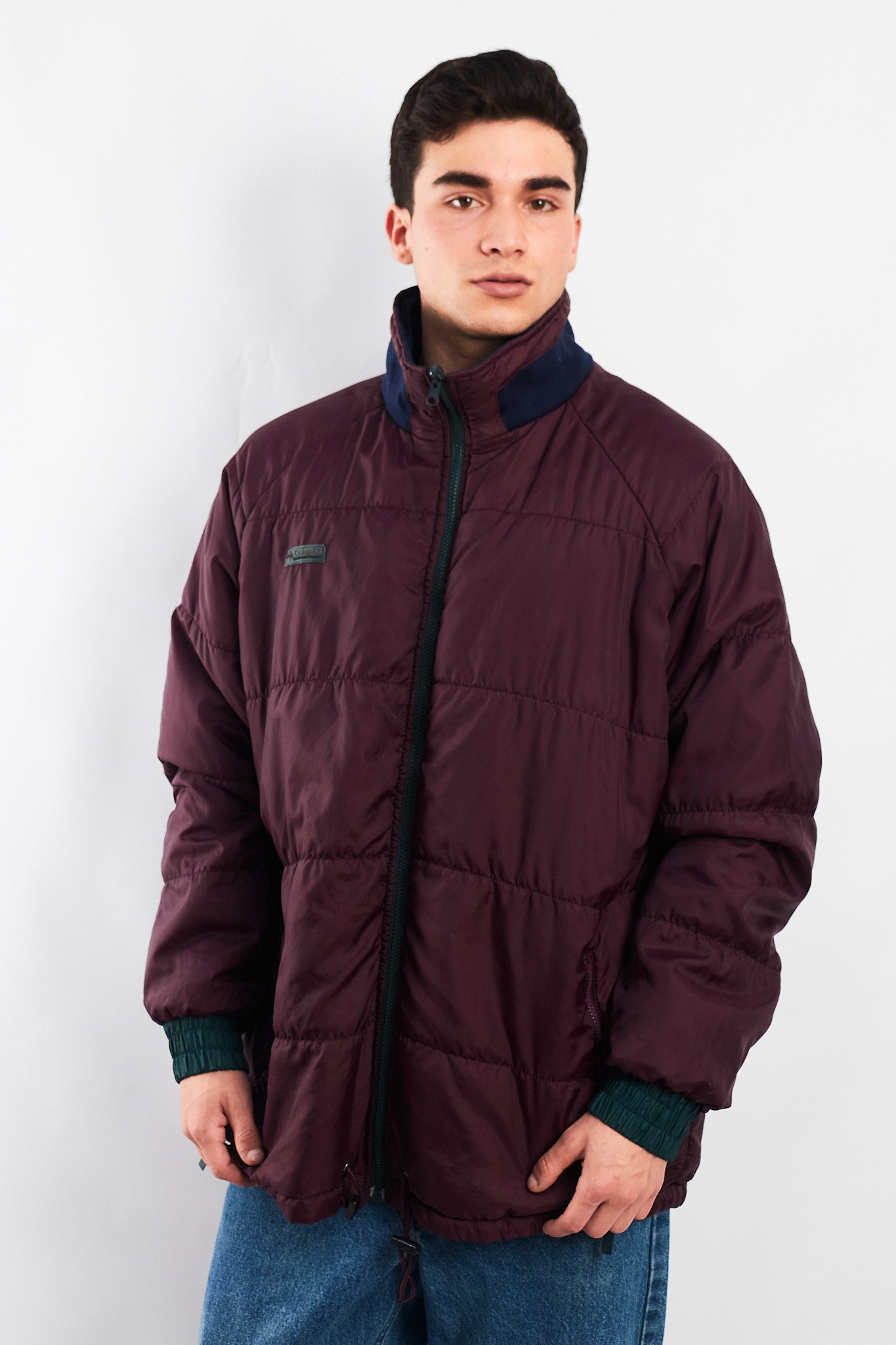 1990 Vintage Columbia Impermeable Reversible Ski Jacket (L)