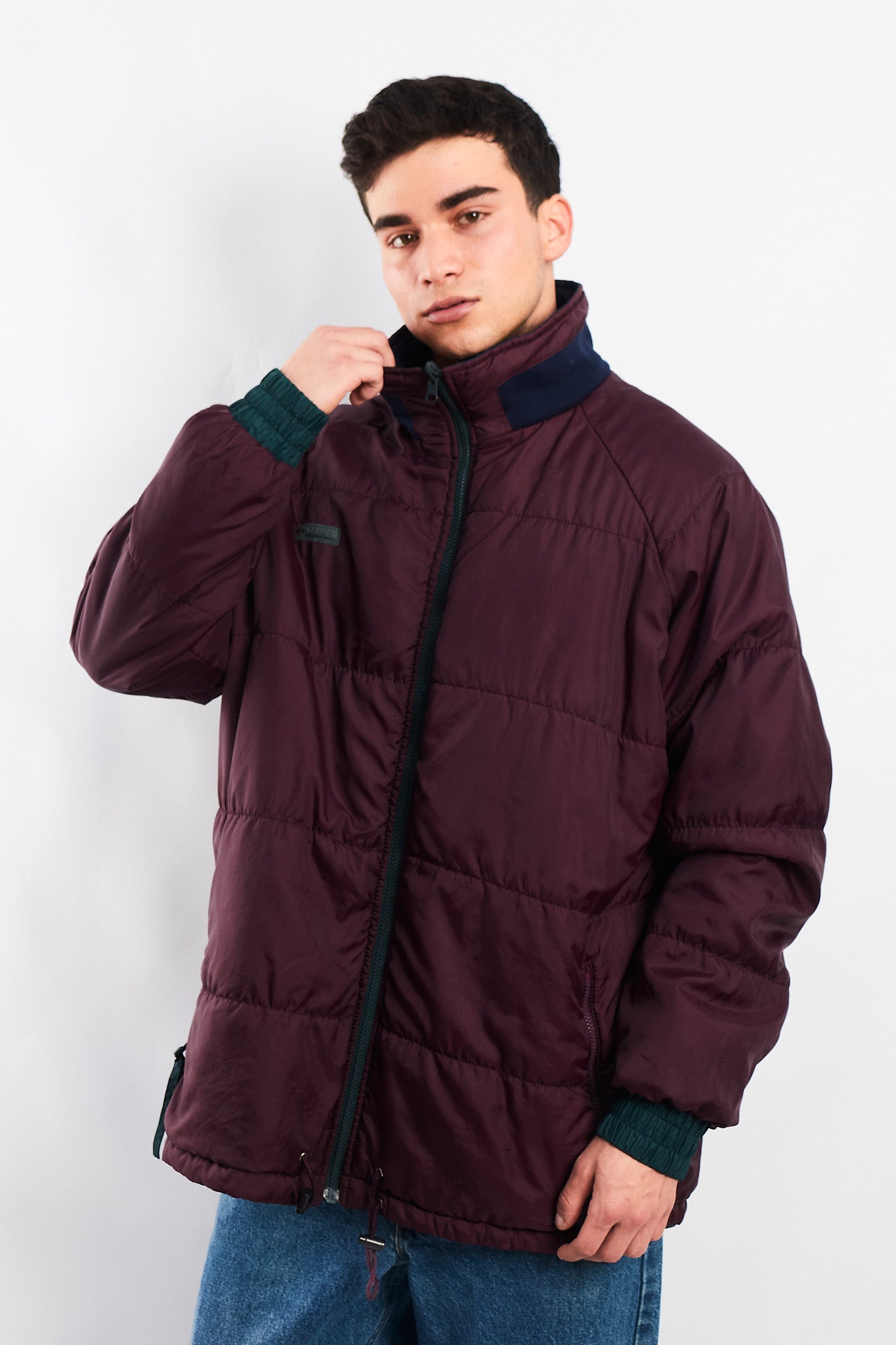 1990 Vintage Columbia Impermeable Reversible Ski Jacket (L)