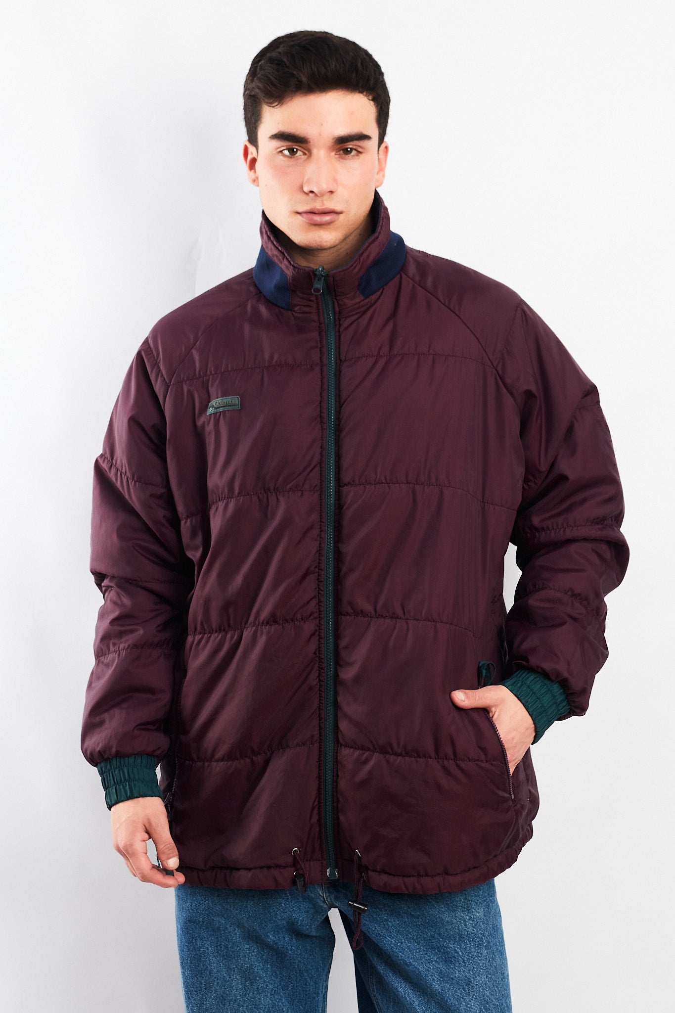 1990 Vintage Columbia Impermeable Reversible Ski Jacket (L)