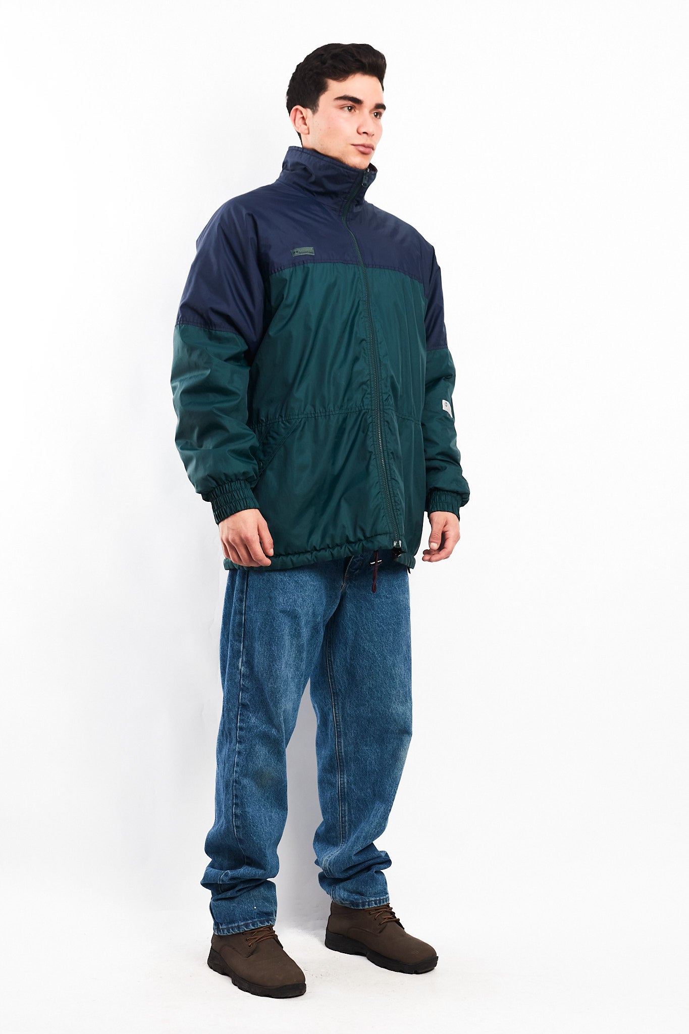 1990 Vintage Columbia Impermeable Reversible Ski Jacket (L)