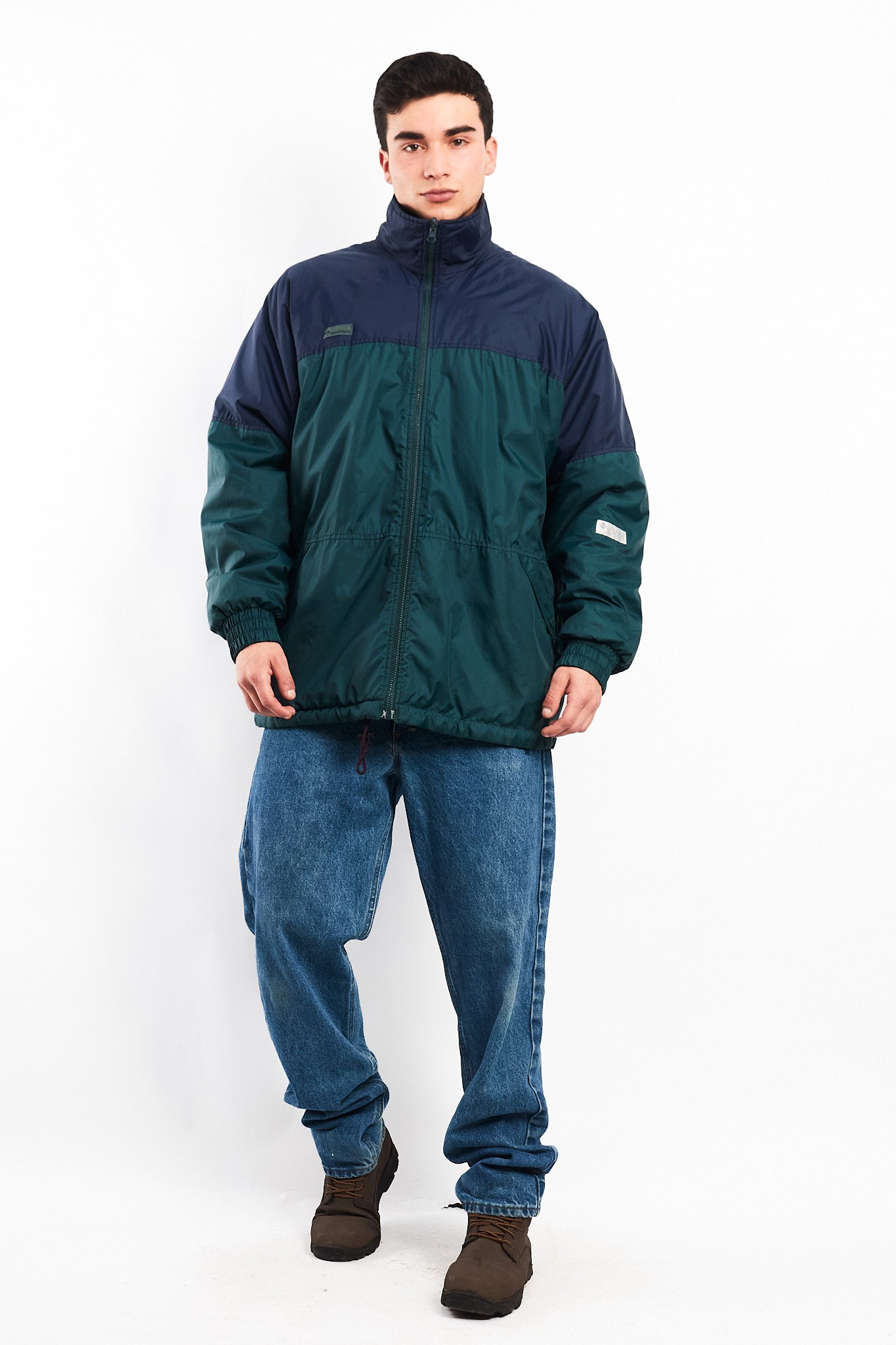 1990 Vintage Columbia Impermeable Reversible Ski Jacket (L)