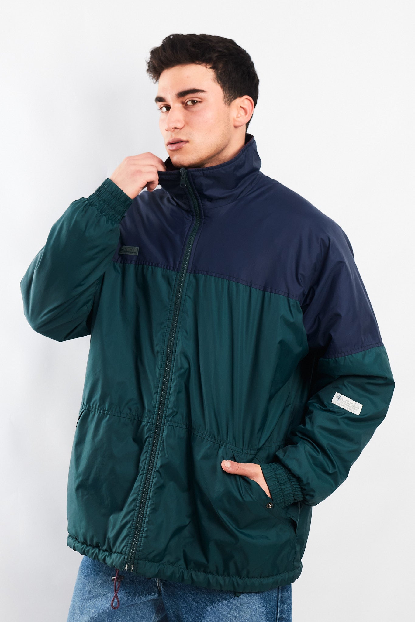 1990 Vintage Columbia Impermeable Reversible Ski Jacket (L)
