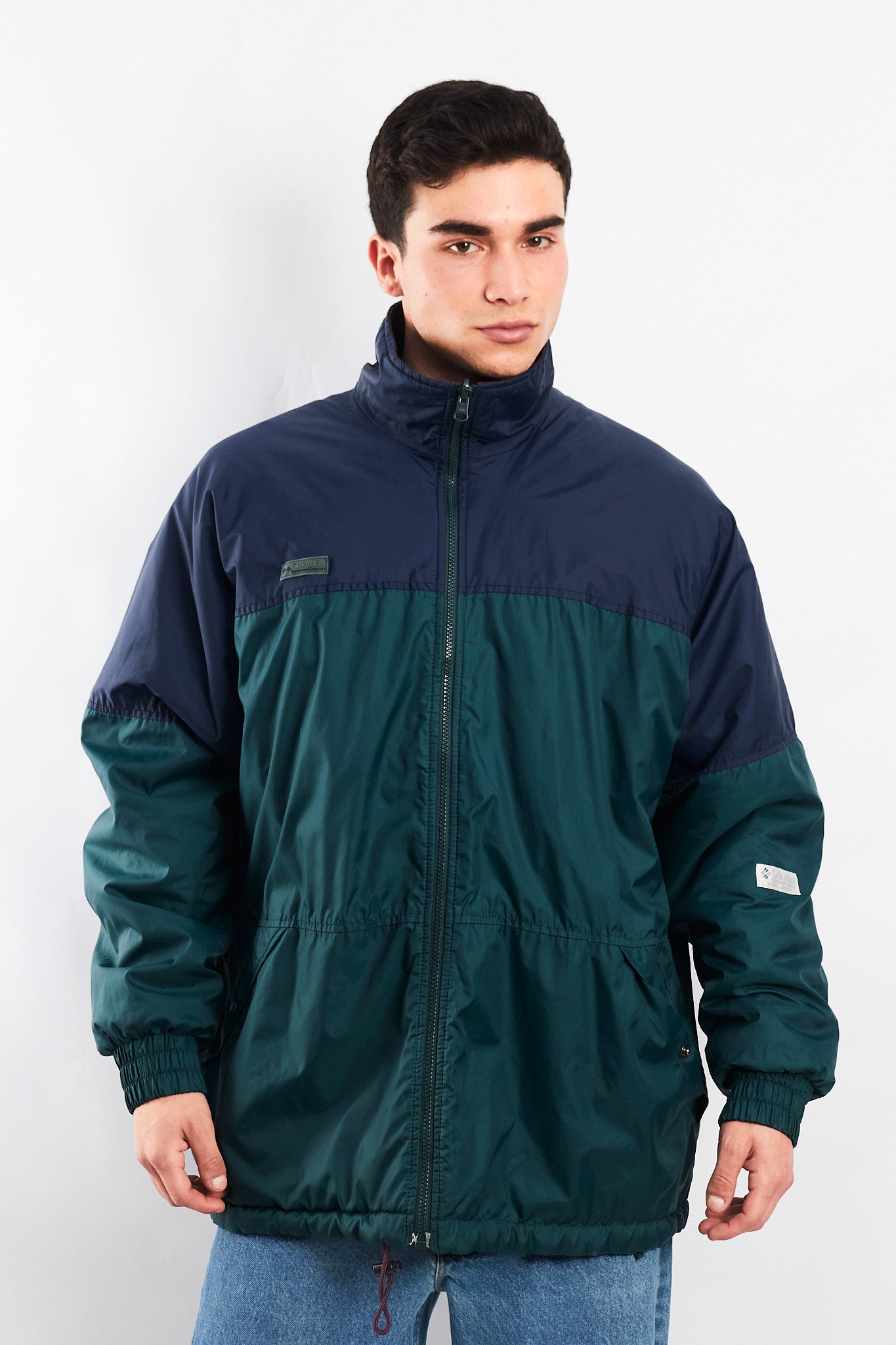 1990 Vintage Columbia Impermeable Reversible Ski Jacket (L)