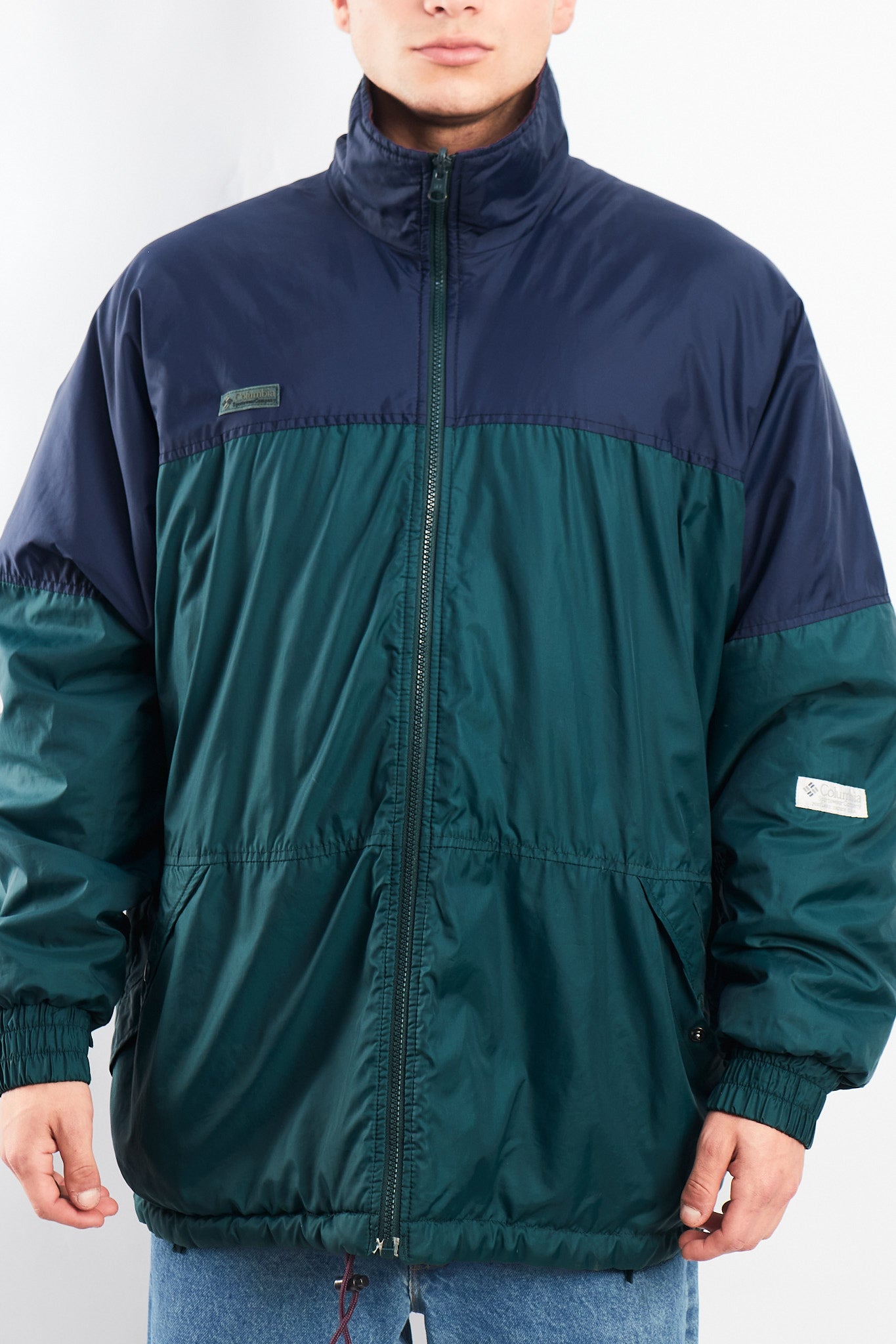 1990 Vintage Columbia Impermeable Reversible Ski Jacket (L)
