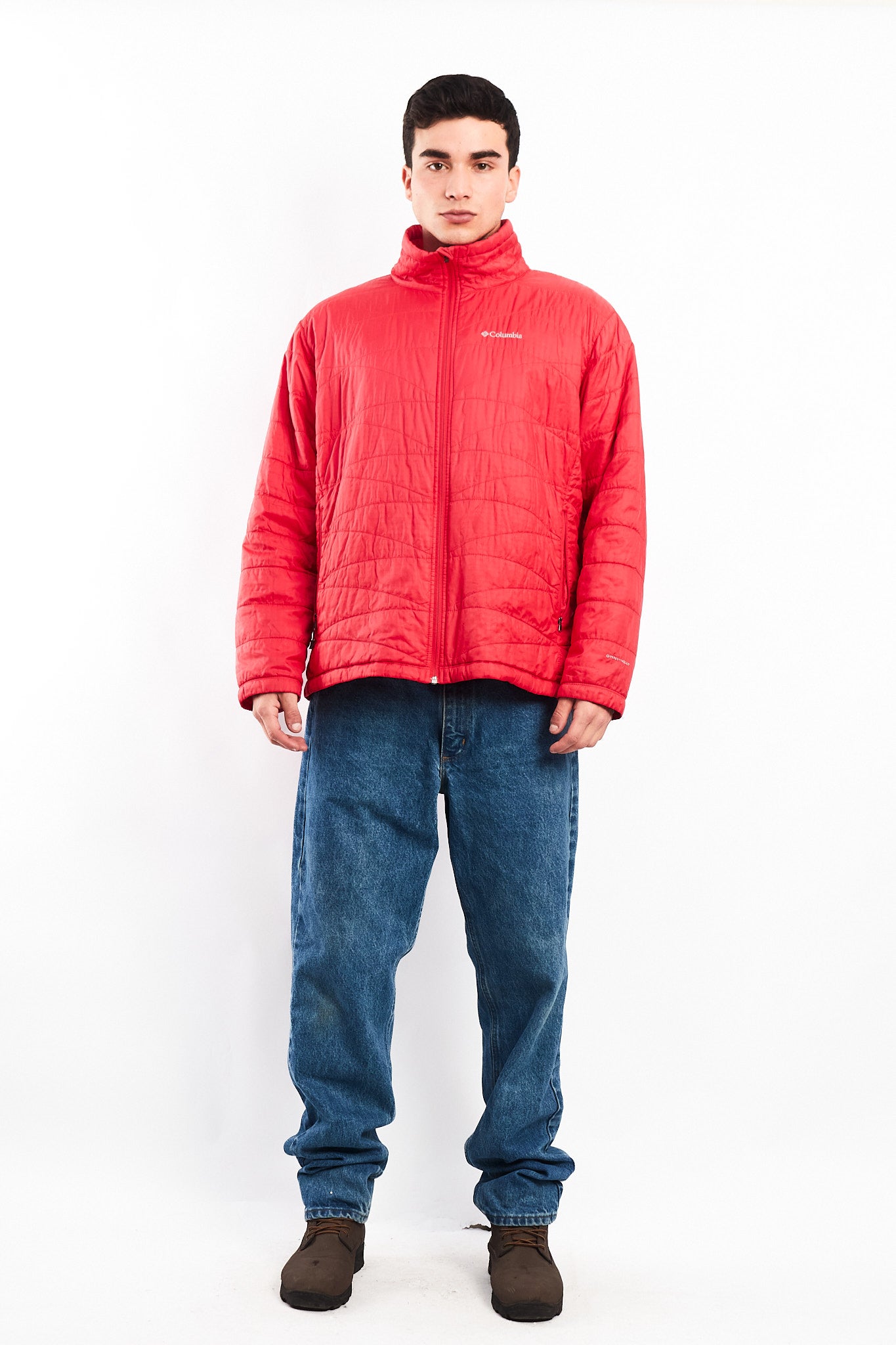 2000 Columbia Omniheat Salmon Puffer Jacket (L/XL)