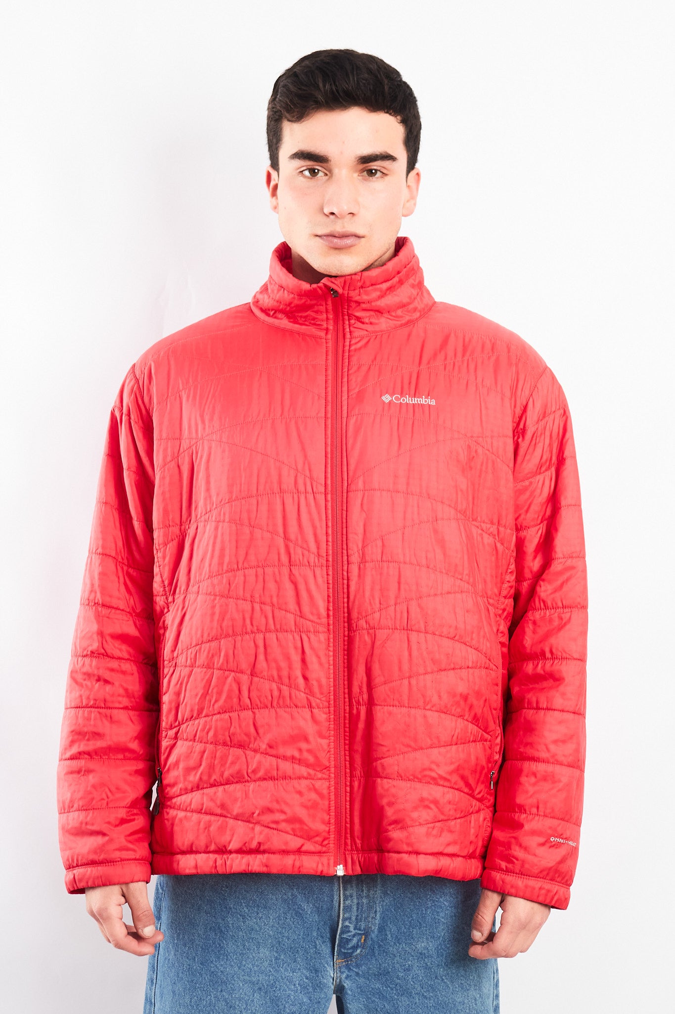 2000 Columbia Omniheat Salmon Puffer Jacket (L/XL)