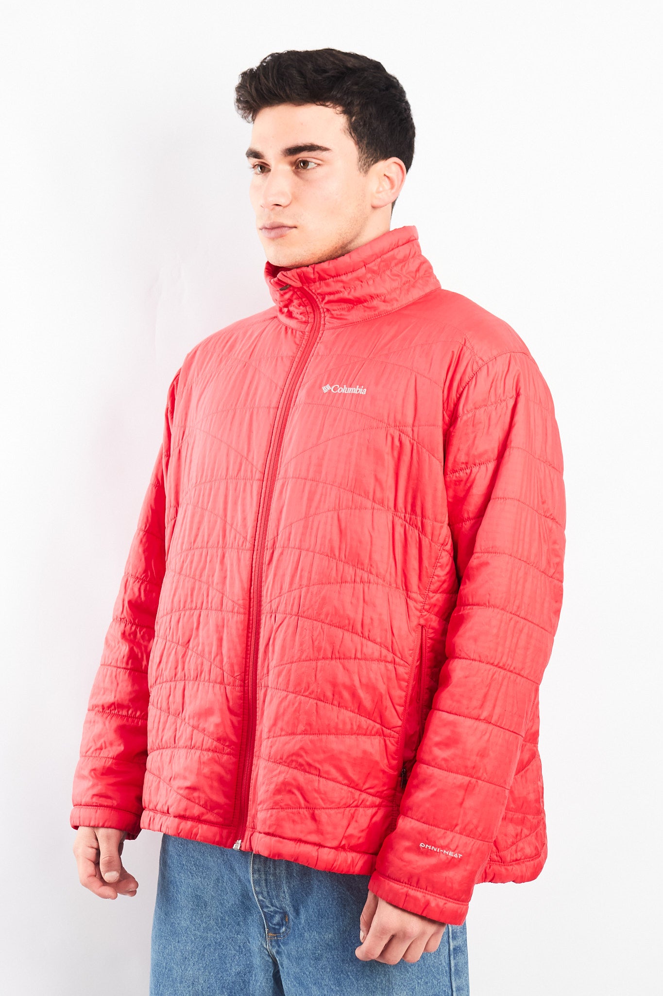 2000 Columbia Omniheat Salmon Puffer Jacket (L/XL)