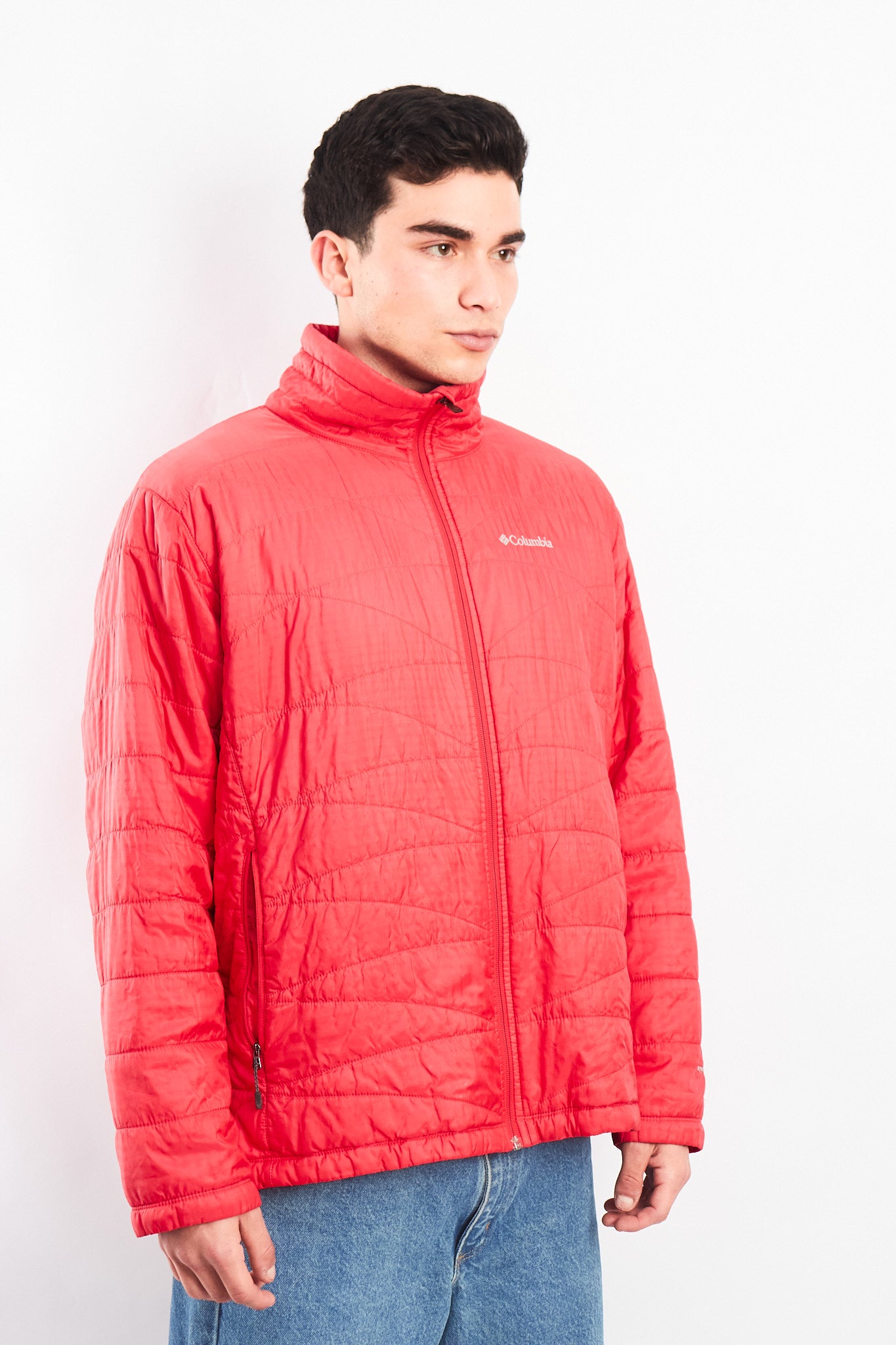 2000 Columbia Omniheat Salmon Puffer Jacket (L/XL)