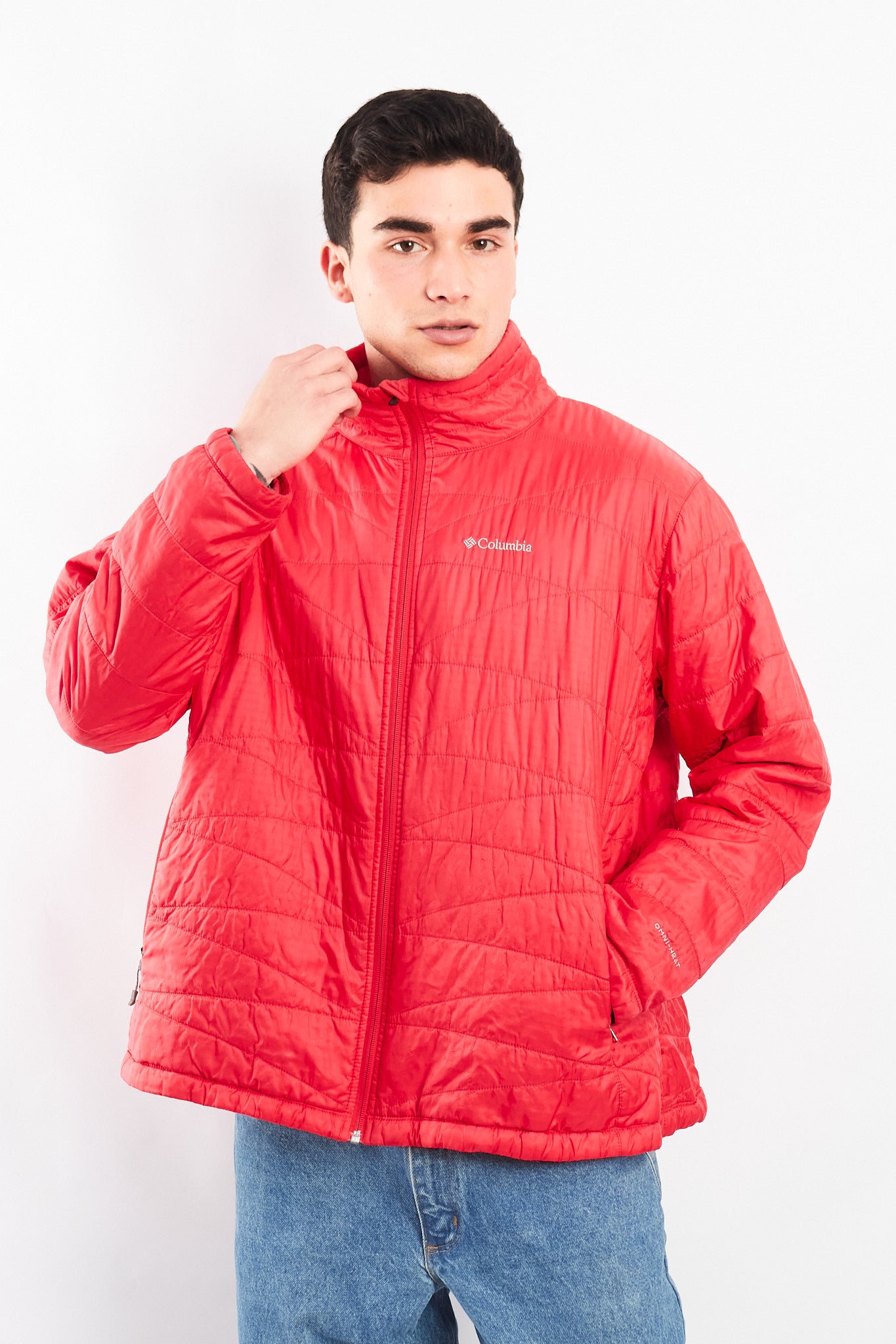 2000 Columbia Omniheat Salmon Puffer Jacket (L/XL)