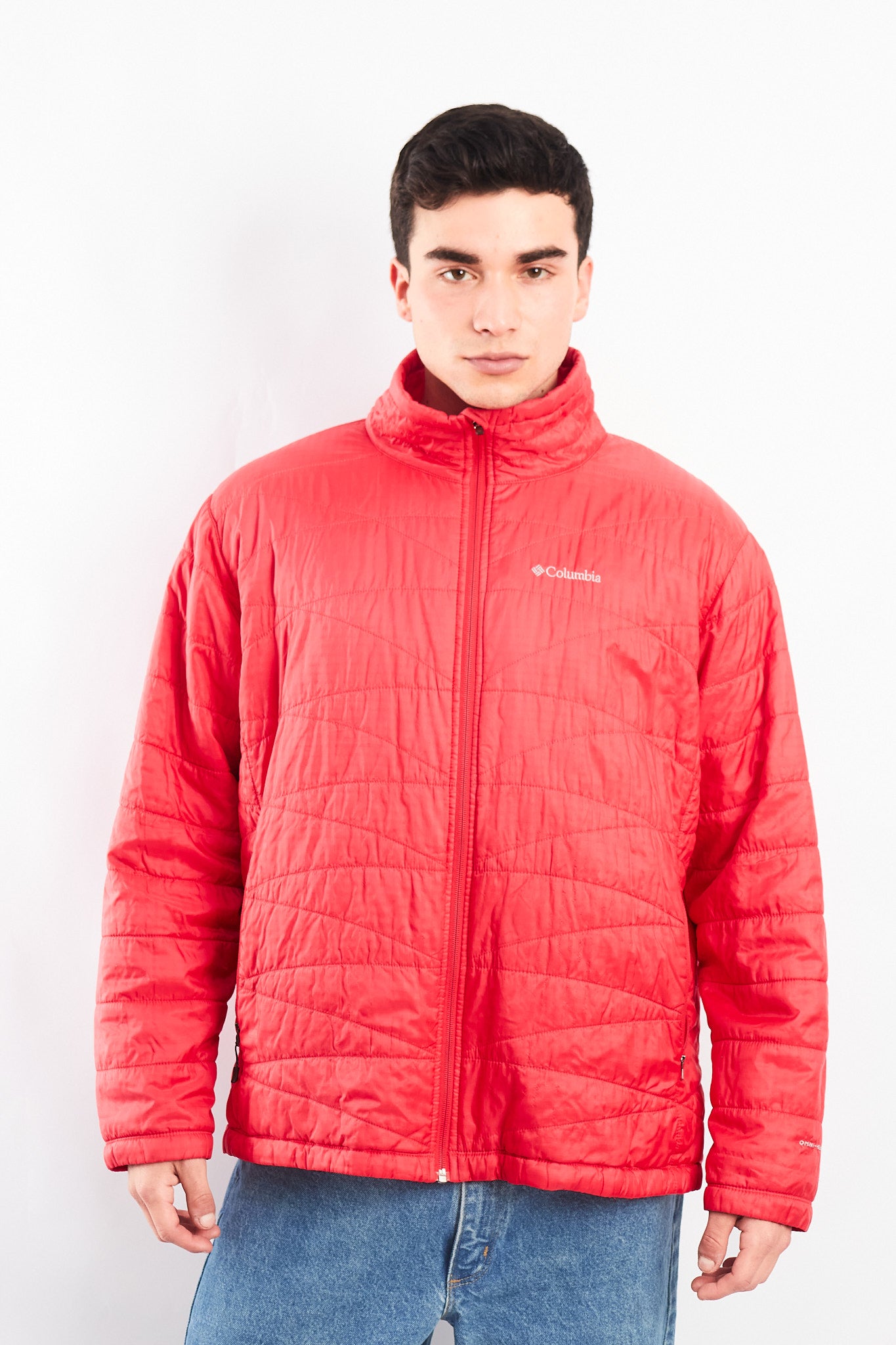 2000 Columbia Omniheat Salmon Puffer Jacket (L/XL)