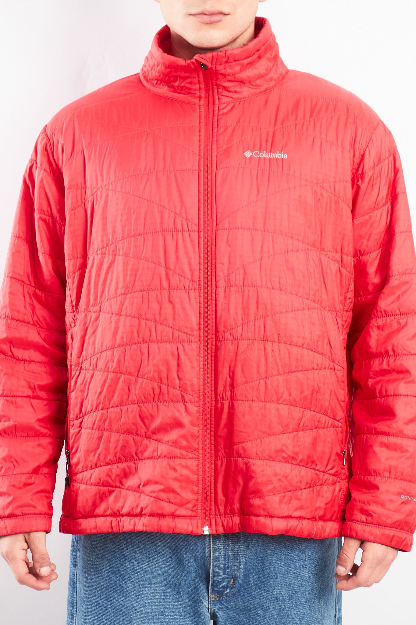 2000 Columbia Omniheat Salmon Puffer Jacket (L/XL)