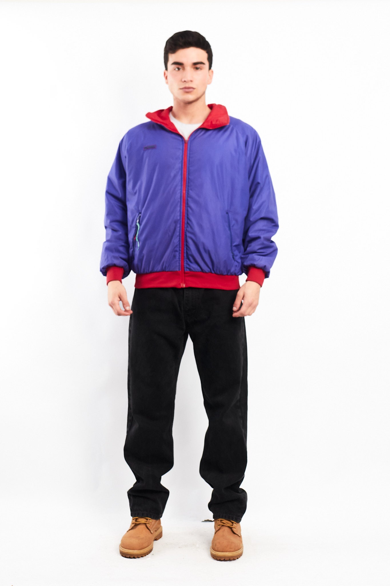 1990 Columbia Radial Sleeve Impermeable Reversible Padded Jacket (M/L)