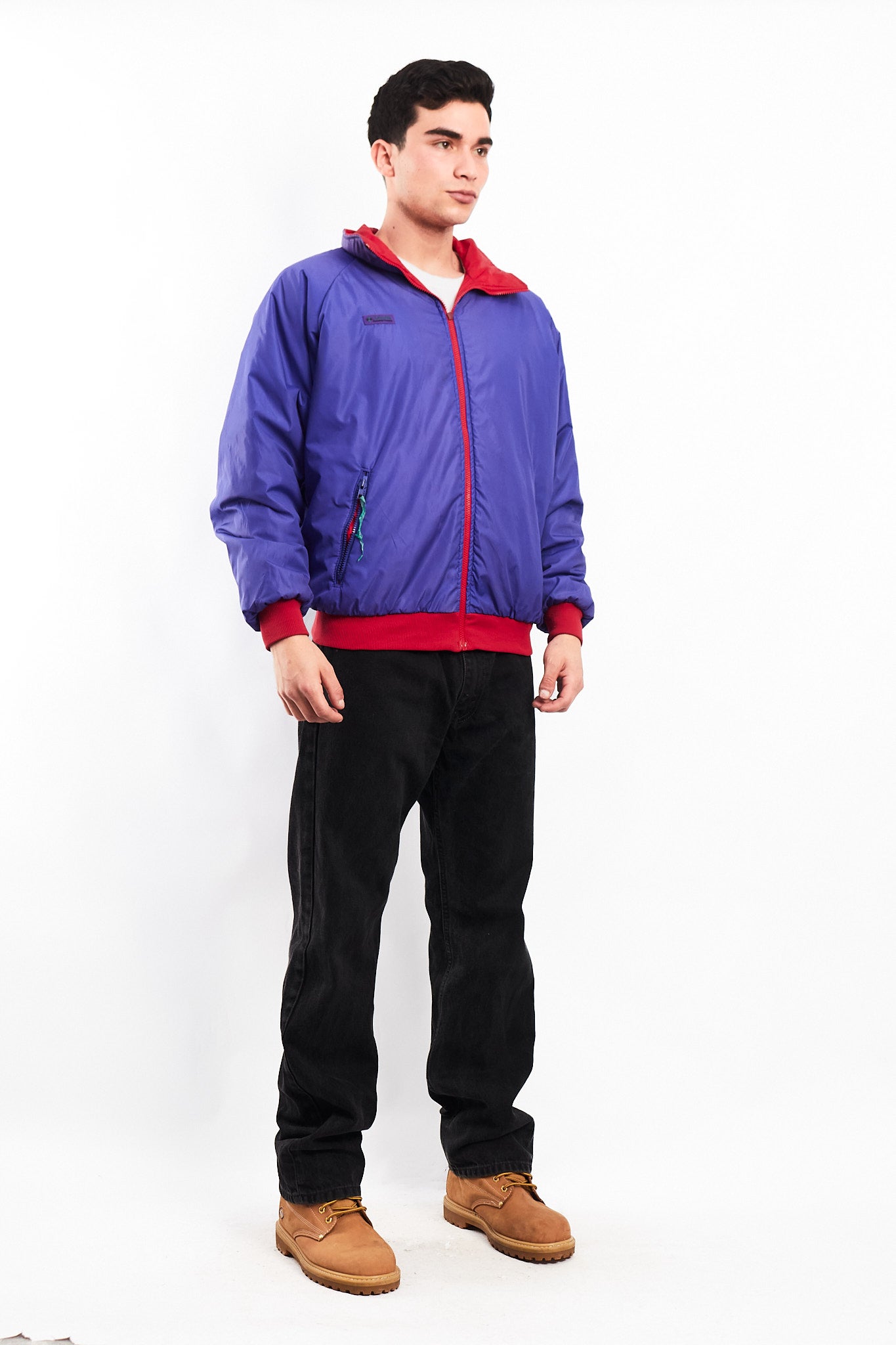 1990 Columbia Radial Sleeve Impermeable Reversible Padded Jacket (M/L)