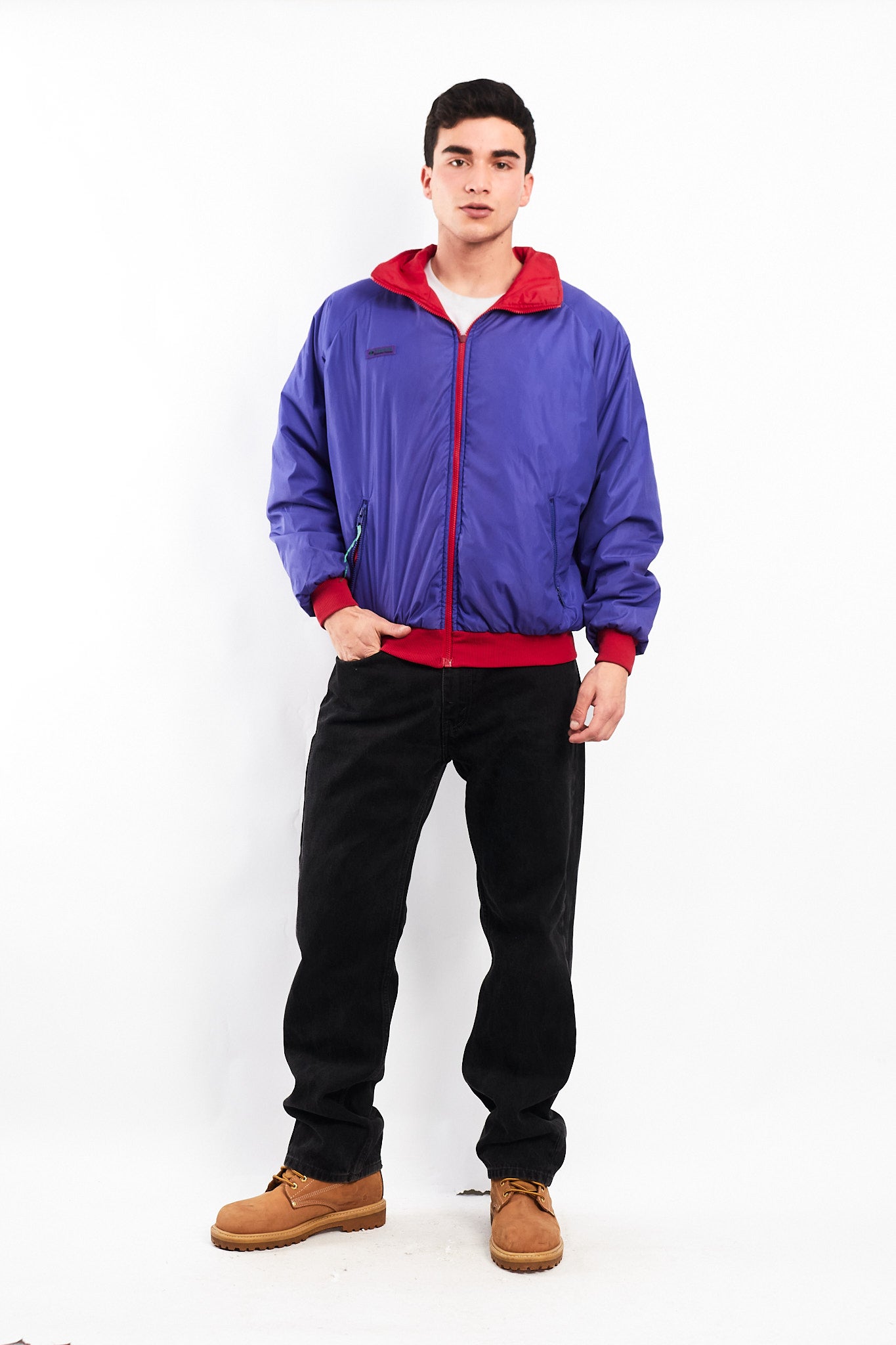 1990 Columbia Radial Sleeve Impermeable Reversible Padded Jacket (M/L)