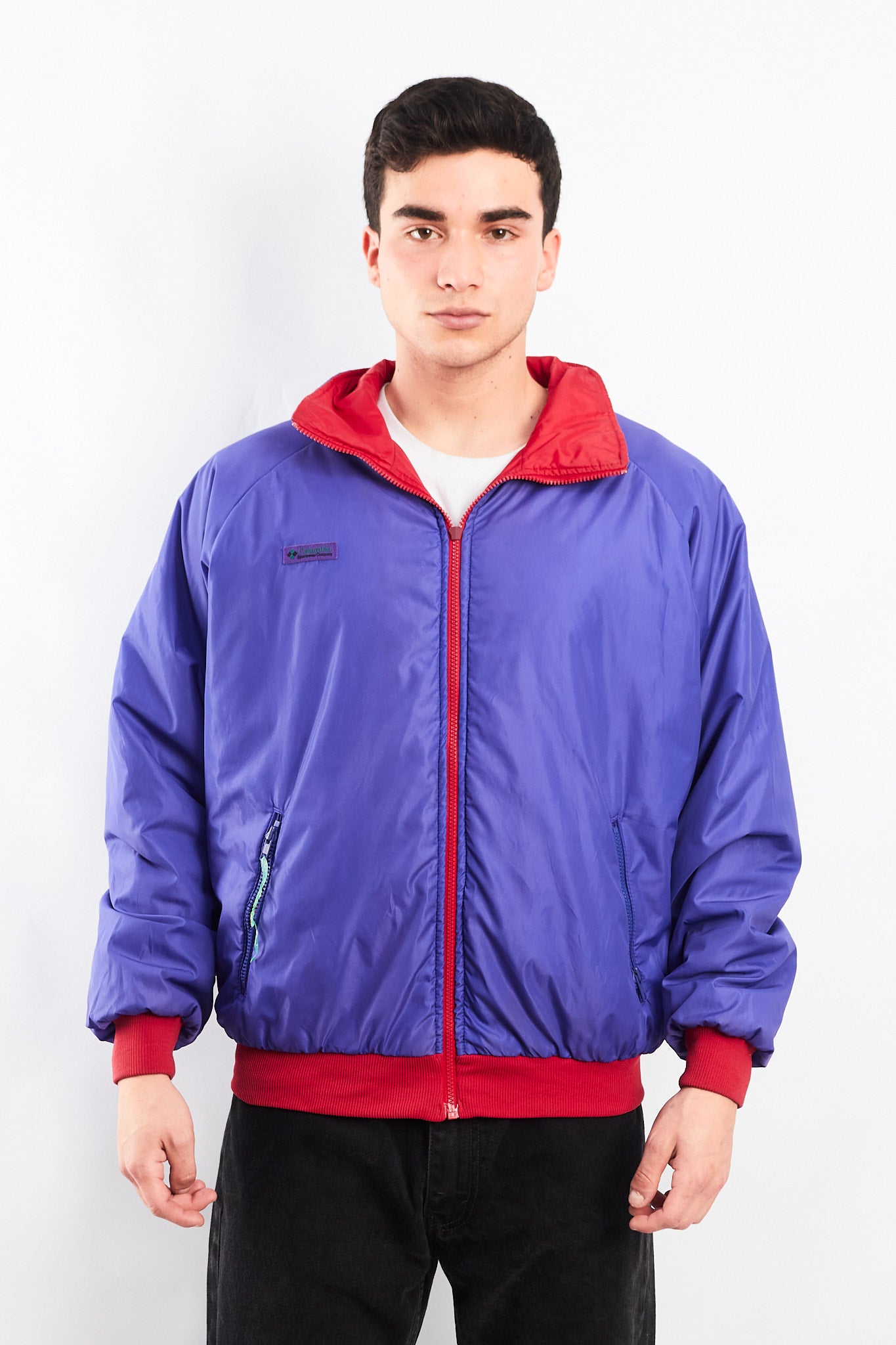 1990 Columbia Radial Sleeve Impermeable Reversible Padded Jacket (M/L)