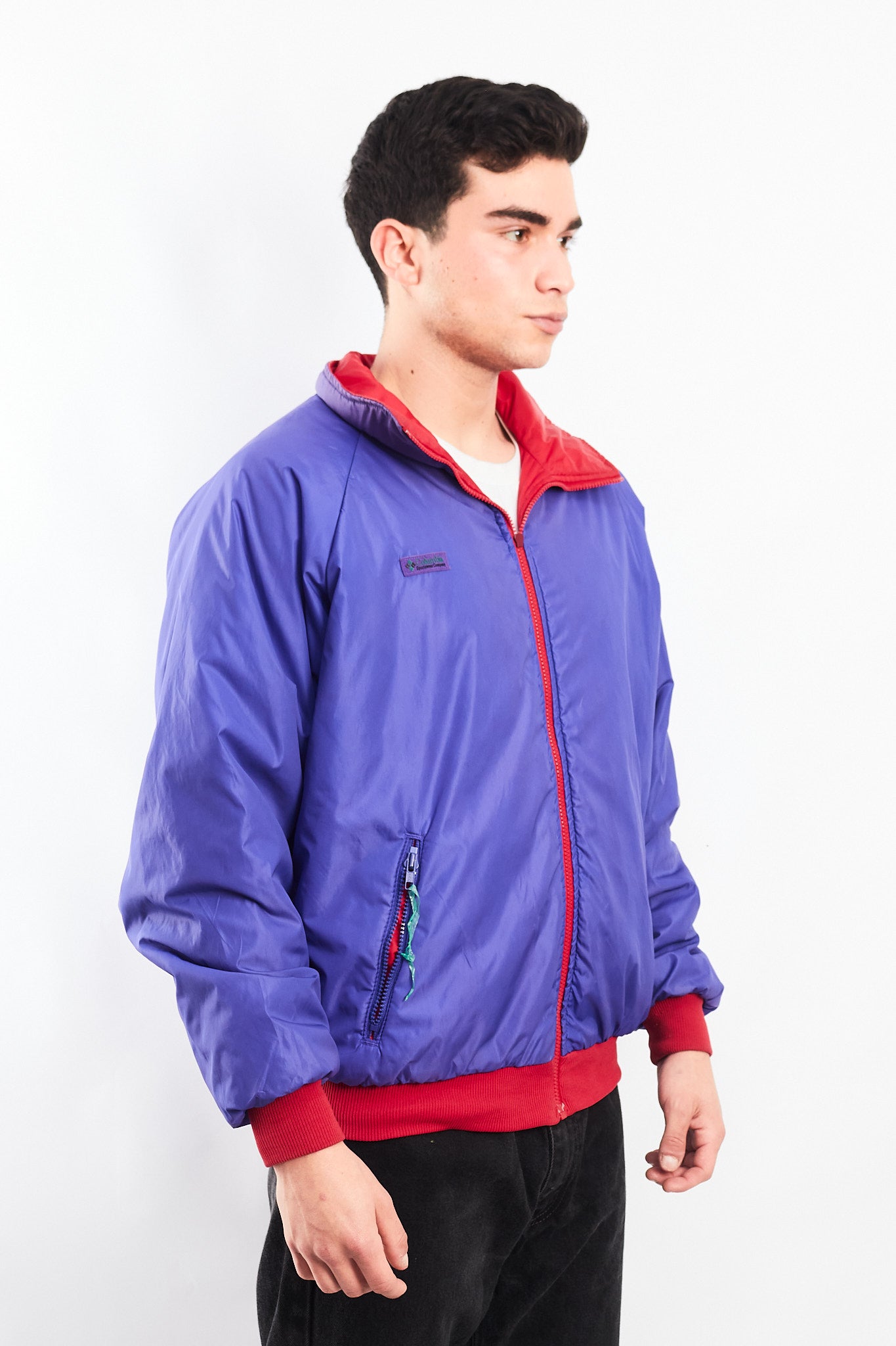 1990 Columbia Radial Sleeve Impermeable Reversible Padded Jacket (M/L)