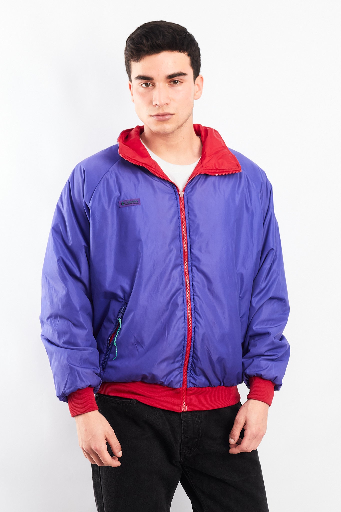 1990 Columbia Radial Sleeve Impermeable Reversible Padded Jacket (M/L)
