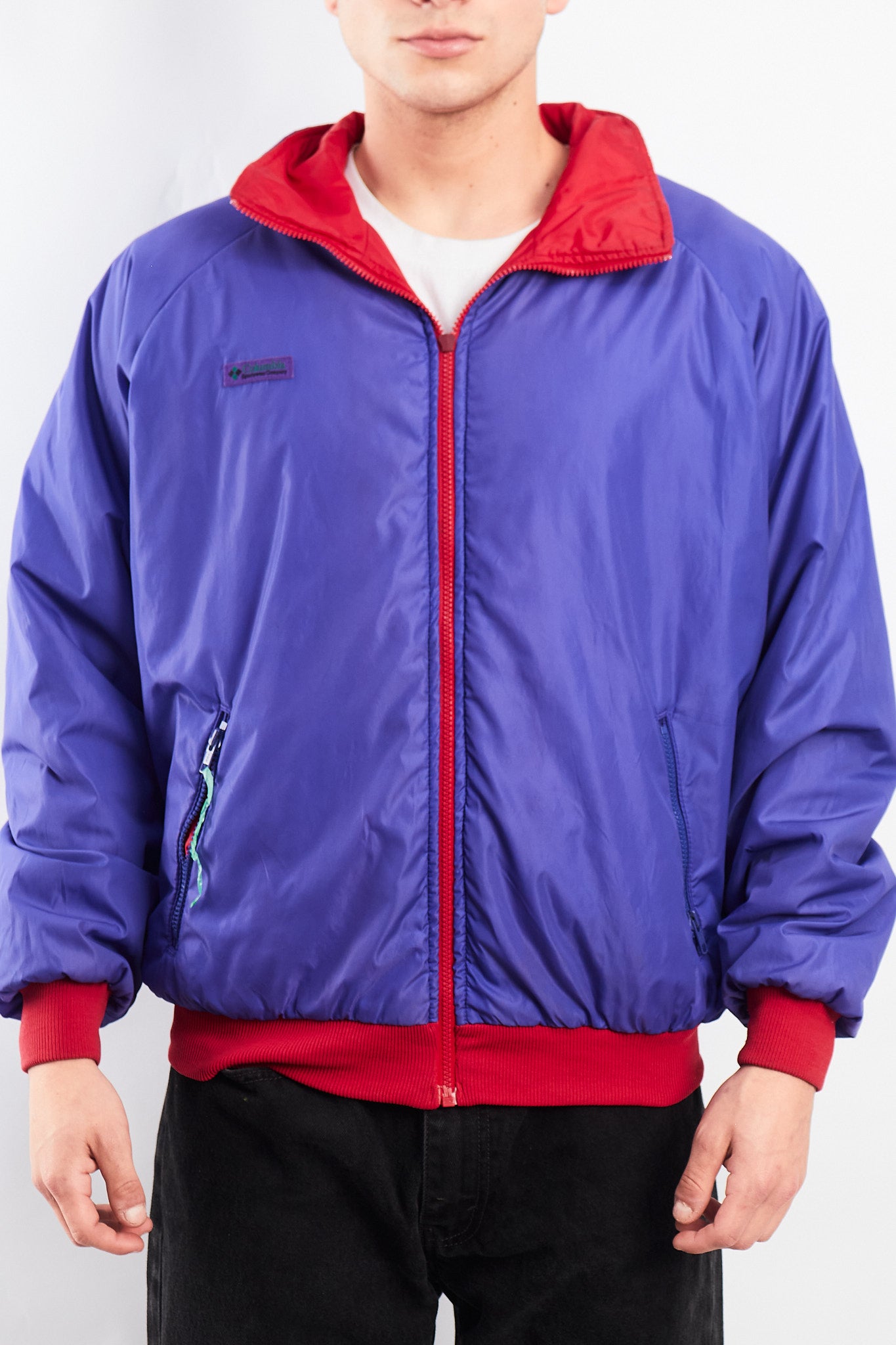 1990 Columbia Radial Sleeve Impermeable Reversible Padded Jacket (M/L)