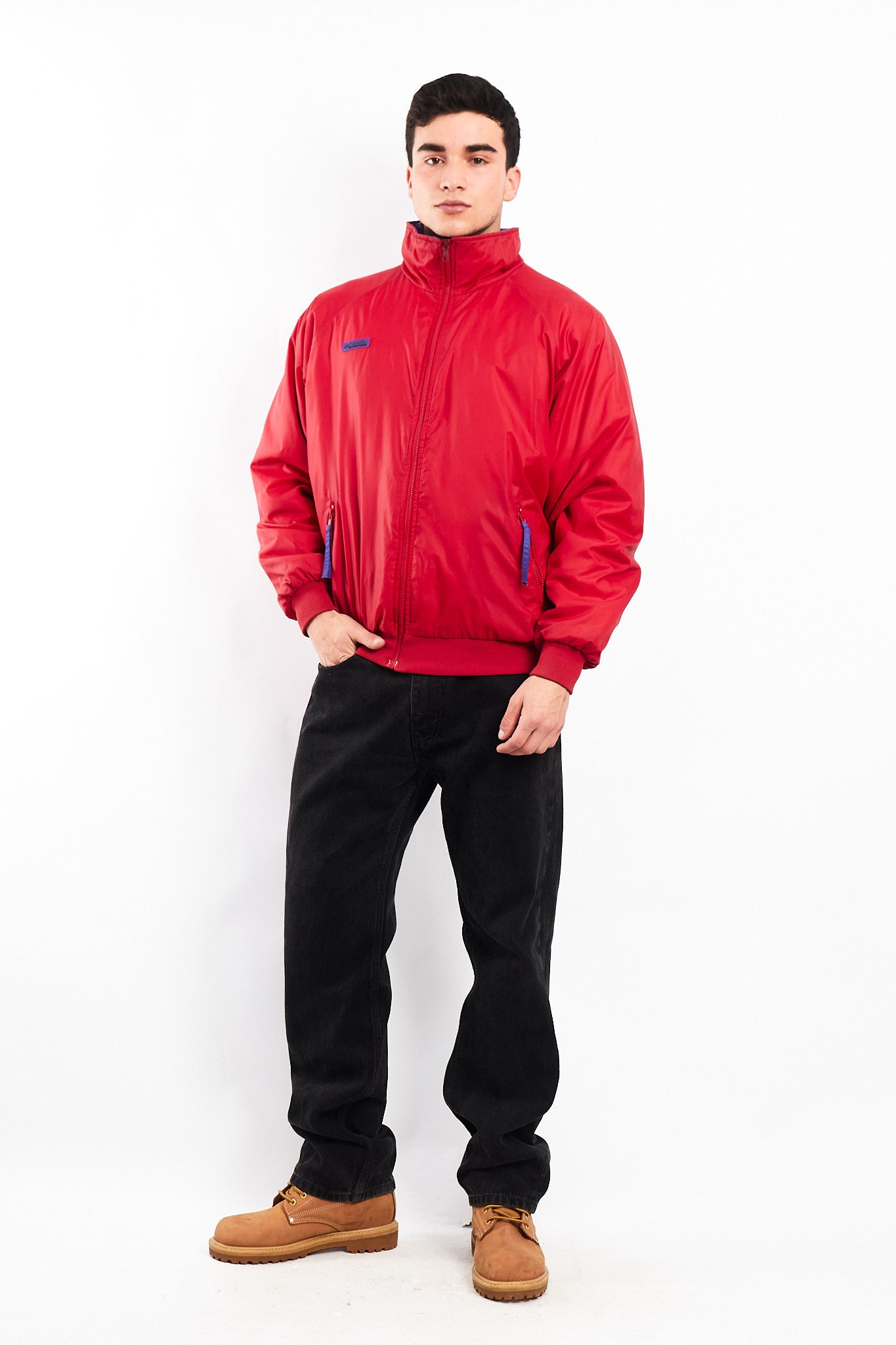1990 Columbia Radial Sleeve Impermeable Reversible Padded Jacket (M/L)