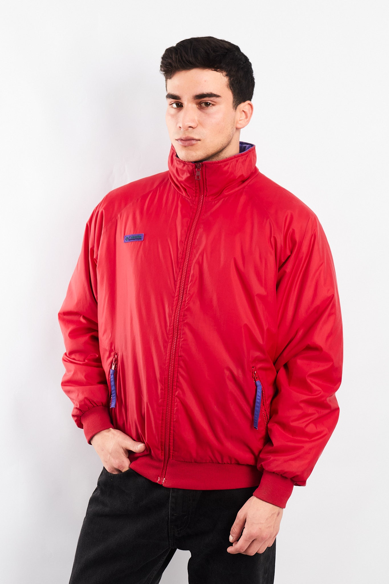 1990 Columbia Radial Sleeve Impermeable Reversible Padded Jacket (M/L)