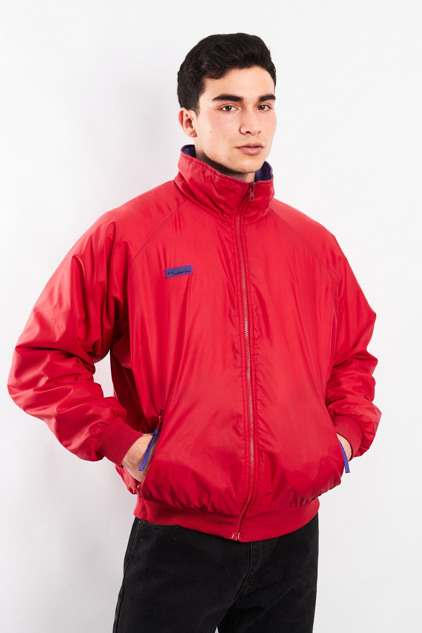 1990 Columbia Radial Sleeve Impermeable Reversible Padded Jacket (M/L)