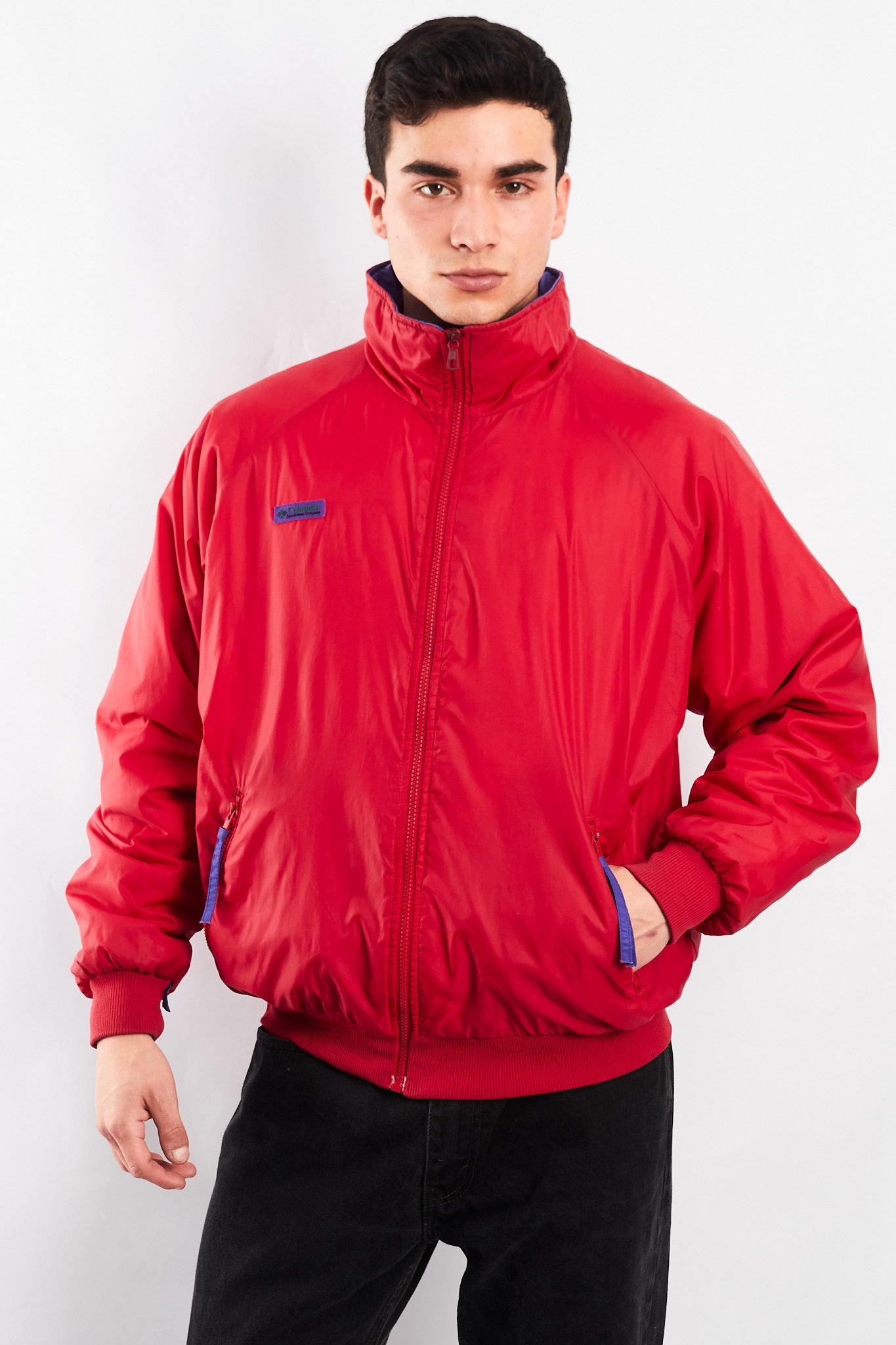 1990 Columbia Radial Sleeve Impermeable Reversible Padded Jacket (M/L)