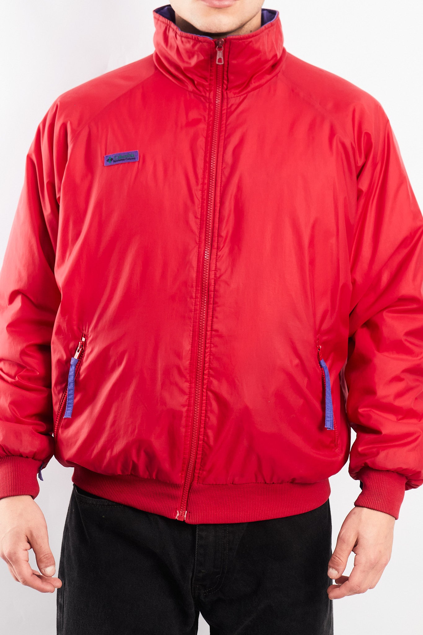1990 Columbia Radial Sleeve Impermeable Reversible Padded Jacket (M/L)