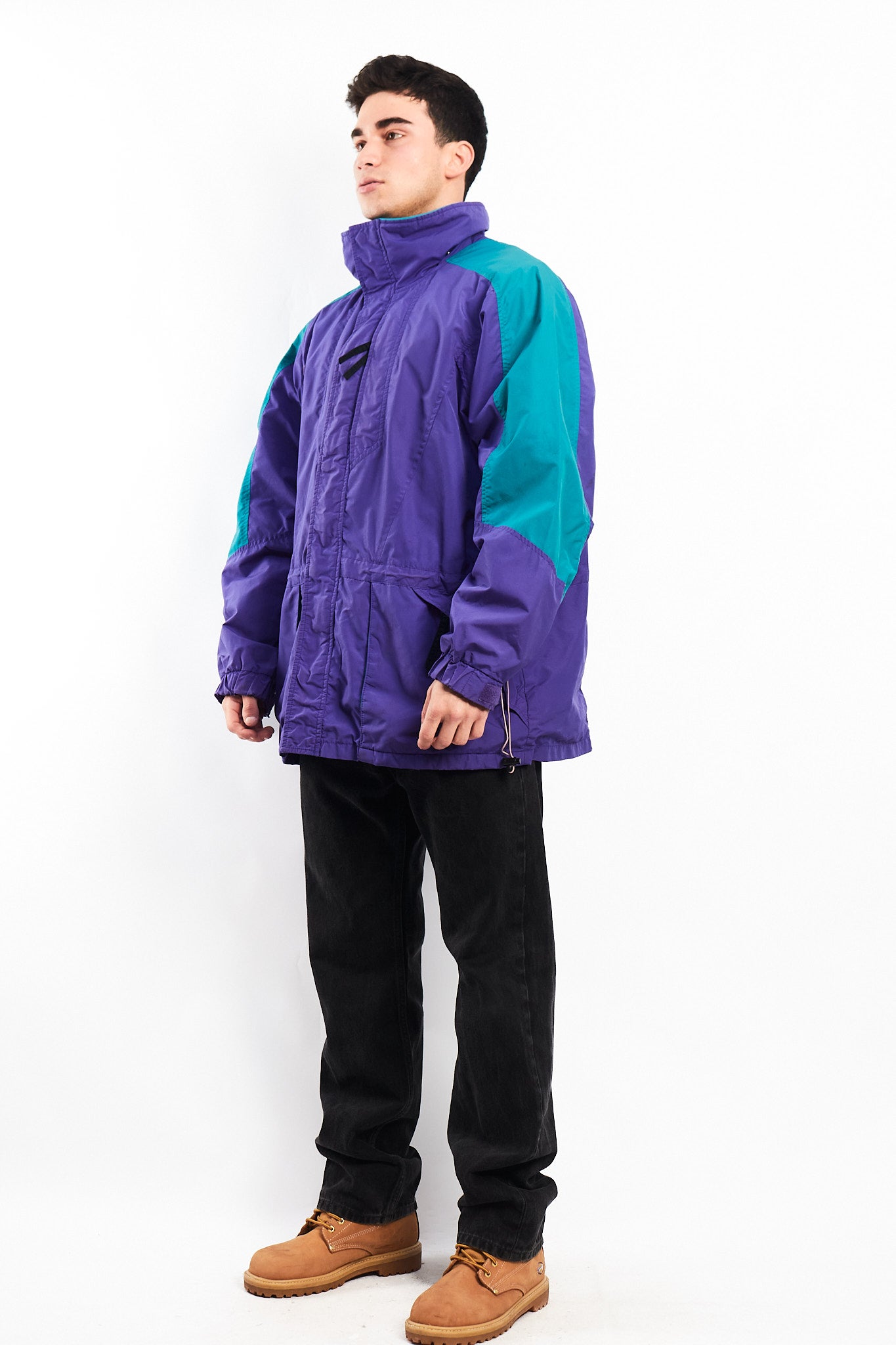 1990 Vintage Columbia Radial Sleeve Retro Parka (L)