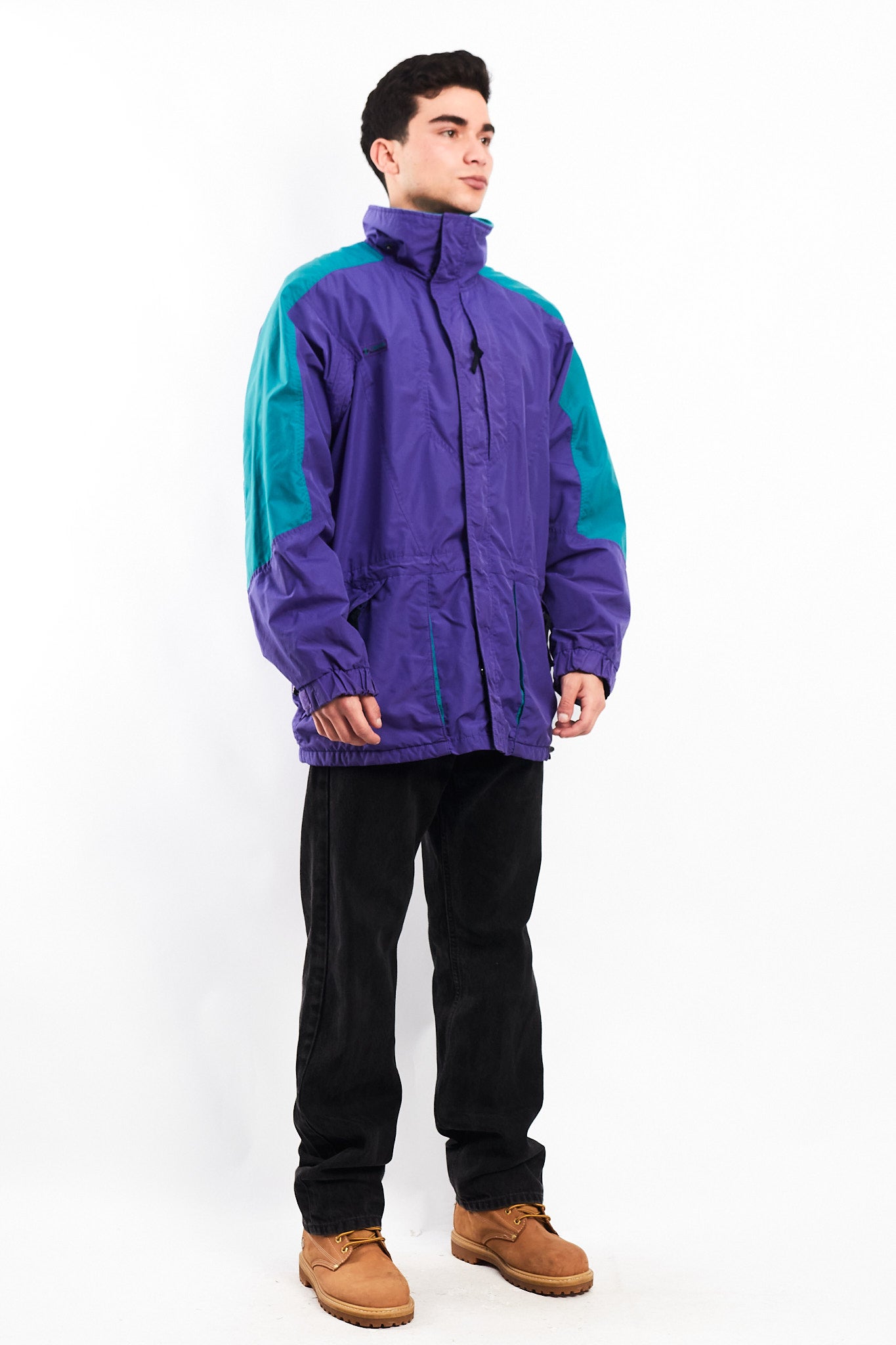 1990 Vintage Columbia Radial Sleeve Retro Parka (L)
