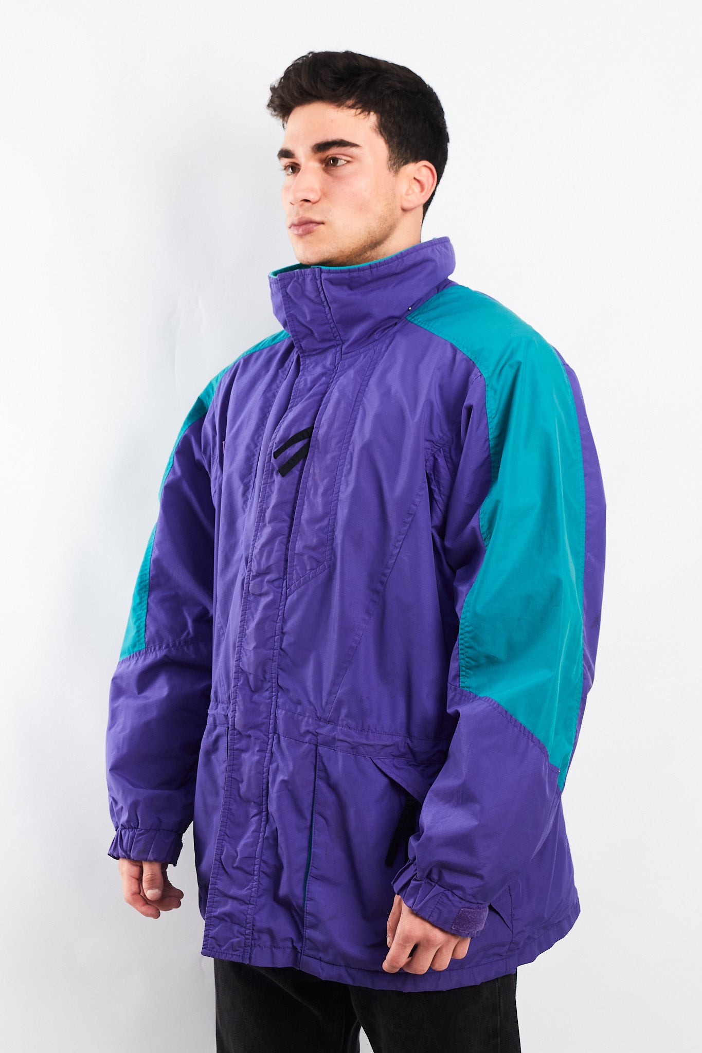 1990 Vintage Columbia Radial Sleeve Retro Parka (L)