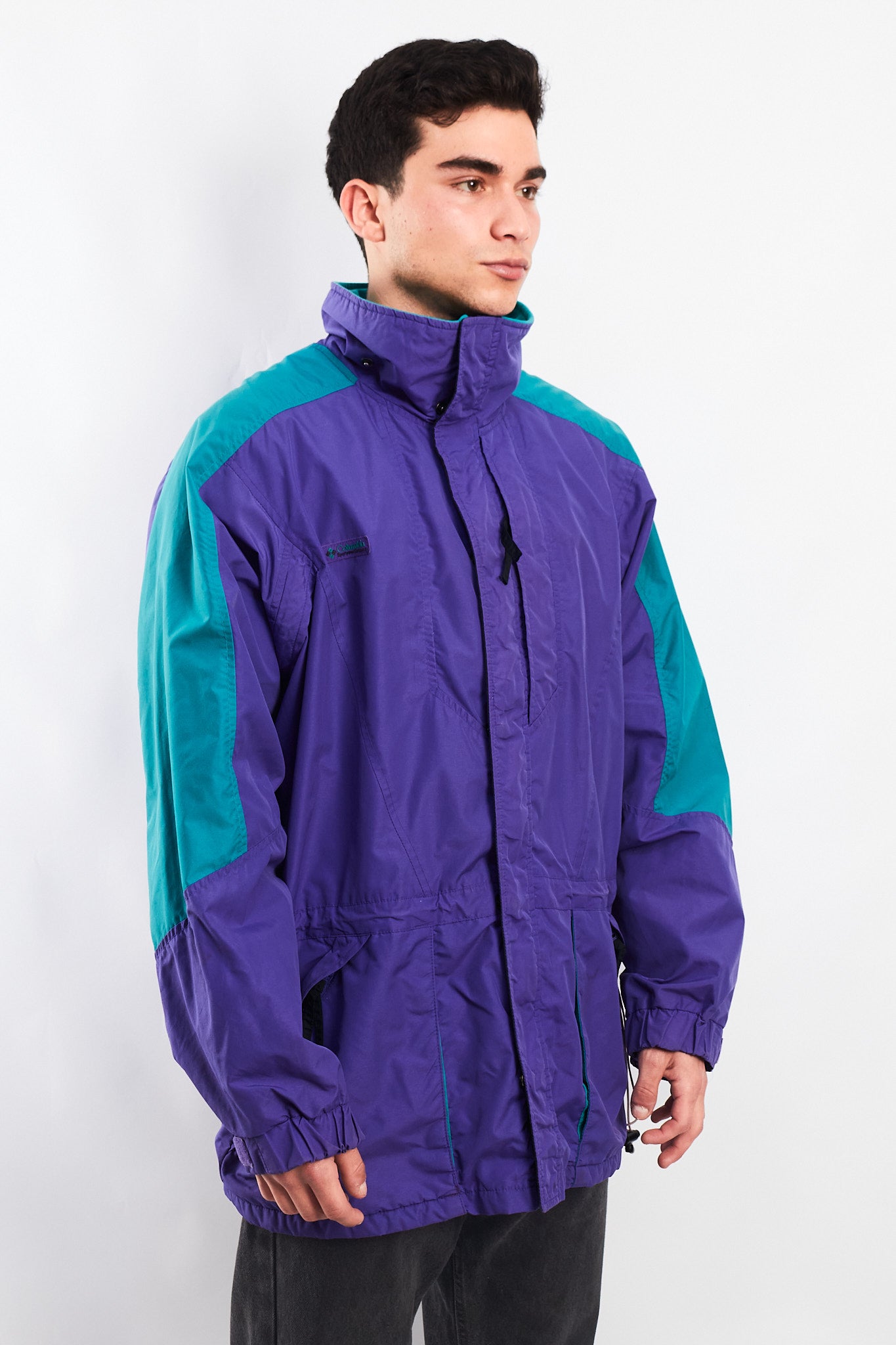 1990 Vintage Columbia Radial Sleeve Retro Parka (L)