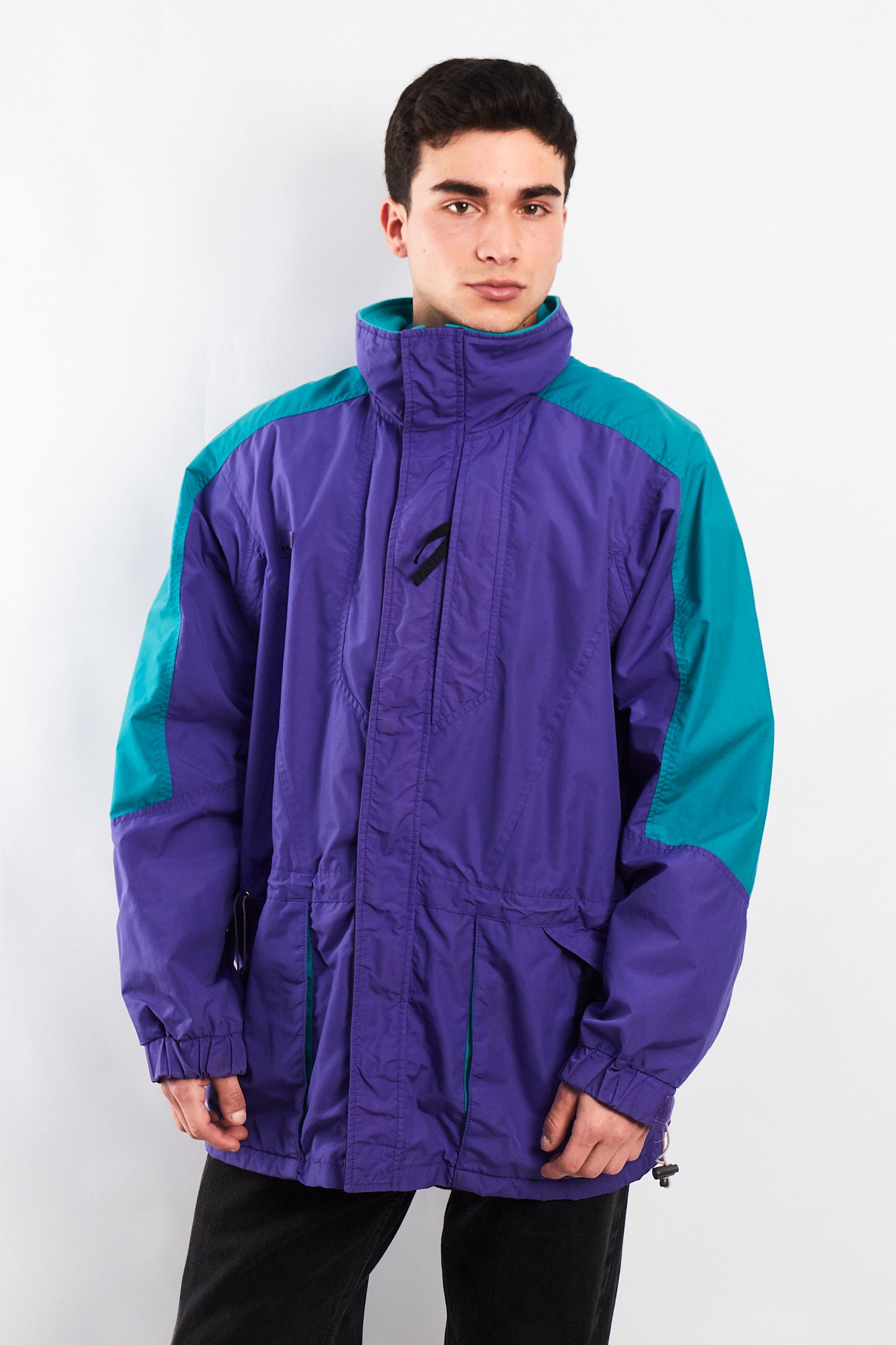 1990 Vintage Columbia Radial Sleeve Retro Parka (L)