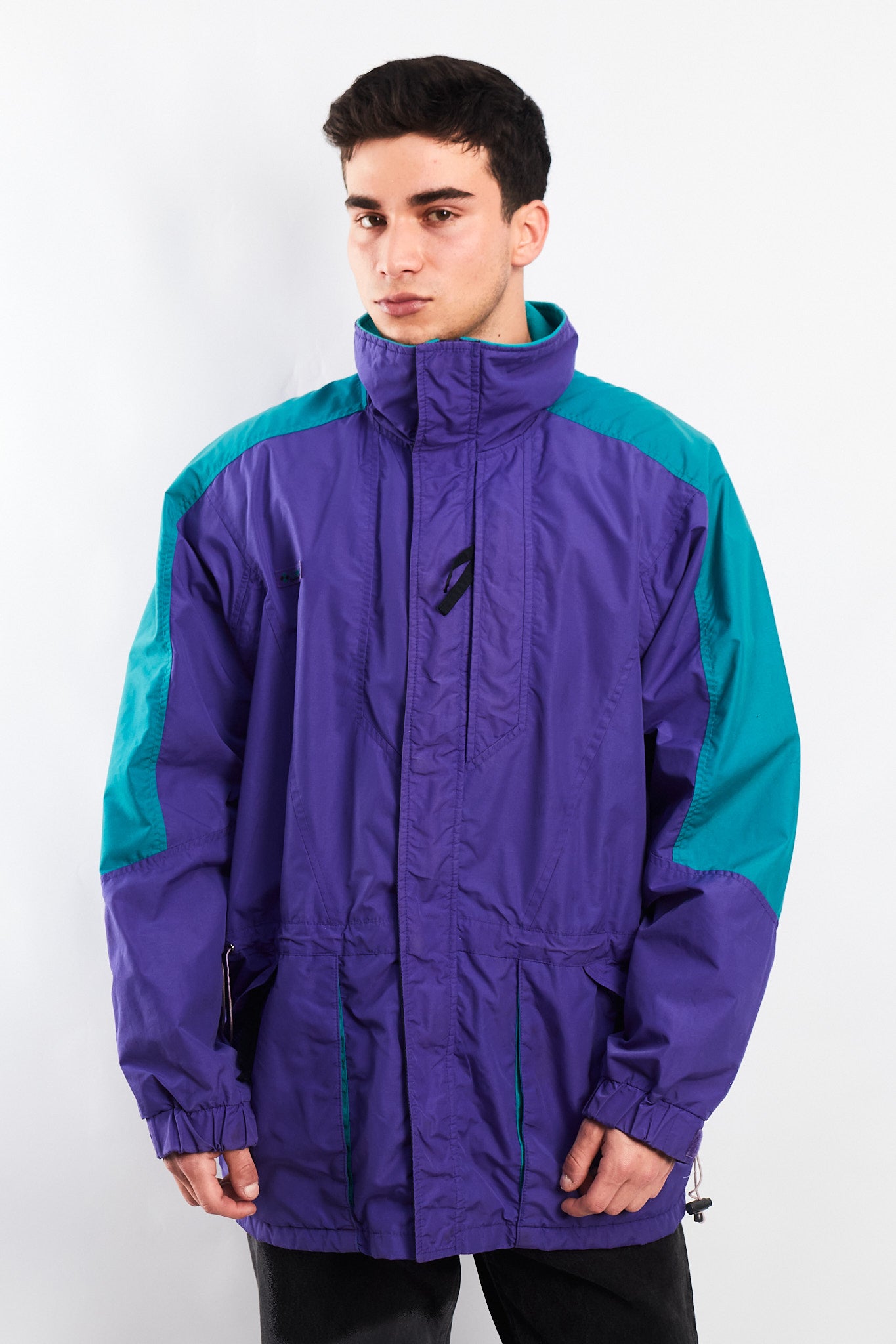 1990 Vintage Columbia Radial Sleeve Retro Parka (L)