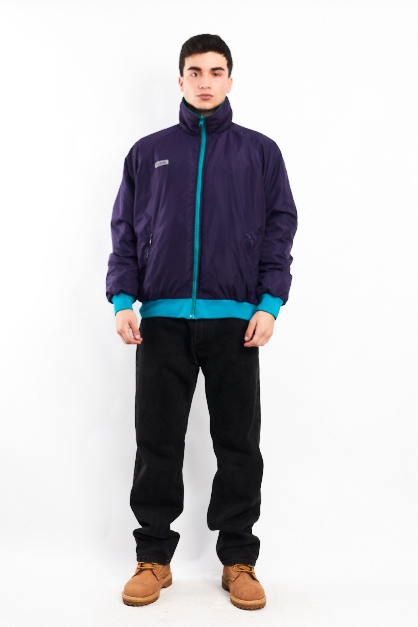 1990 Columbia Impermeable Reversible Padded Jacket (M/L)