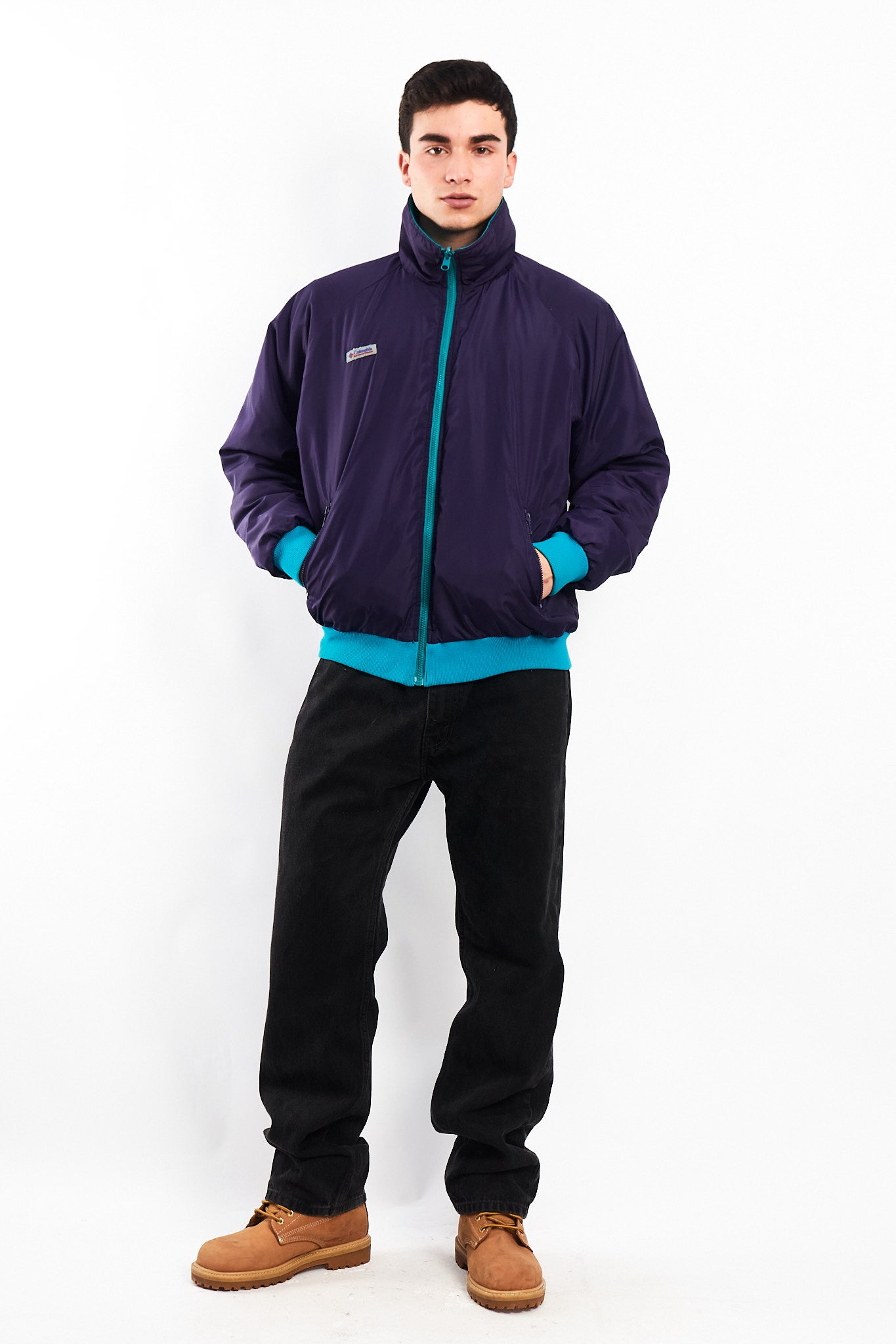 1990 Columbia Impermeable Reversible Padded Jacket (M/L)