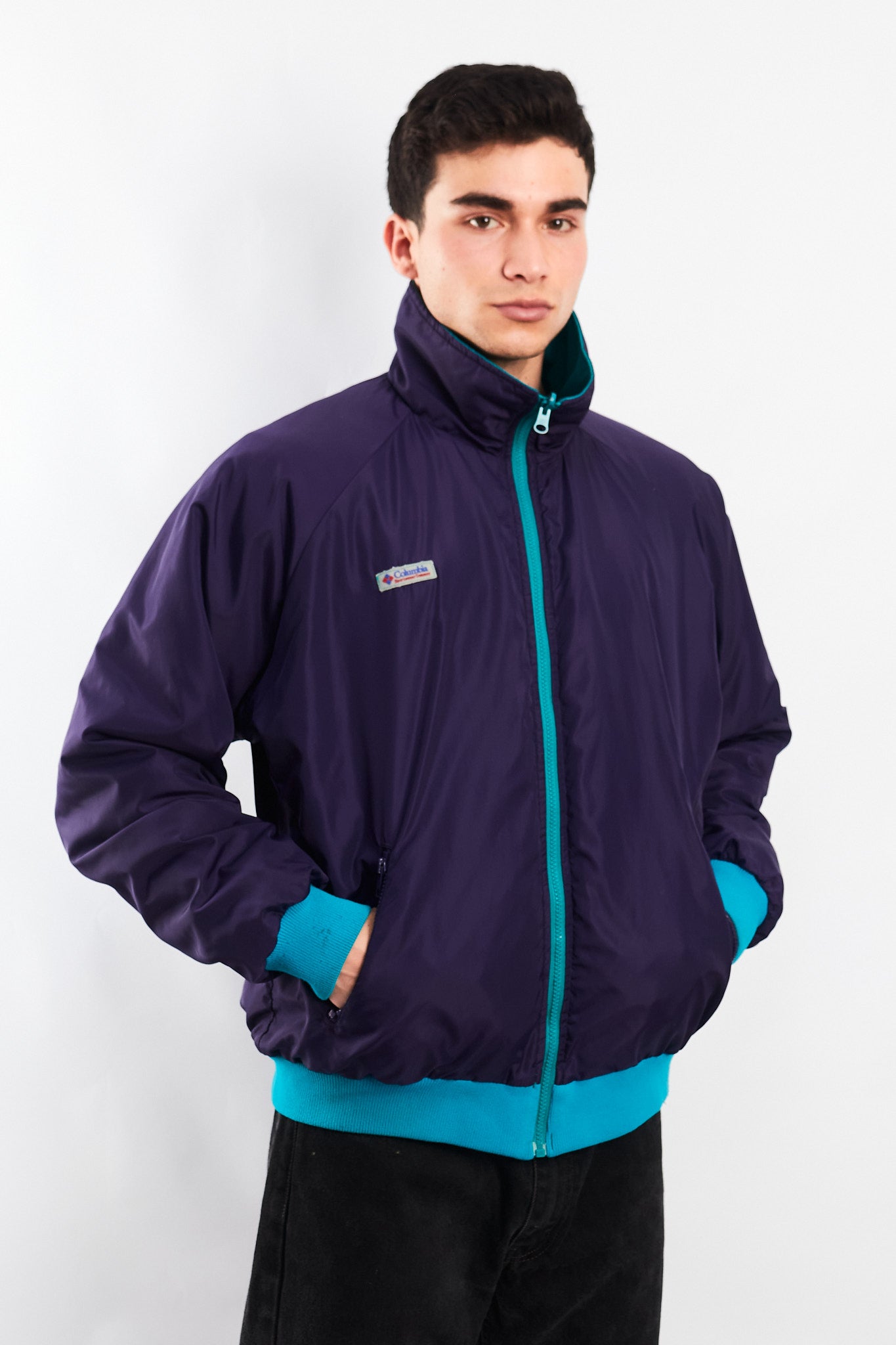1990 Columbia Impermeable Reversible Padded Jacket (M/L)