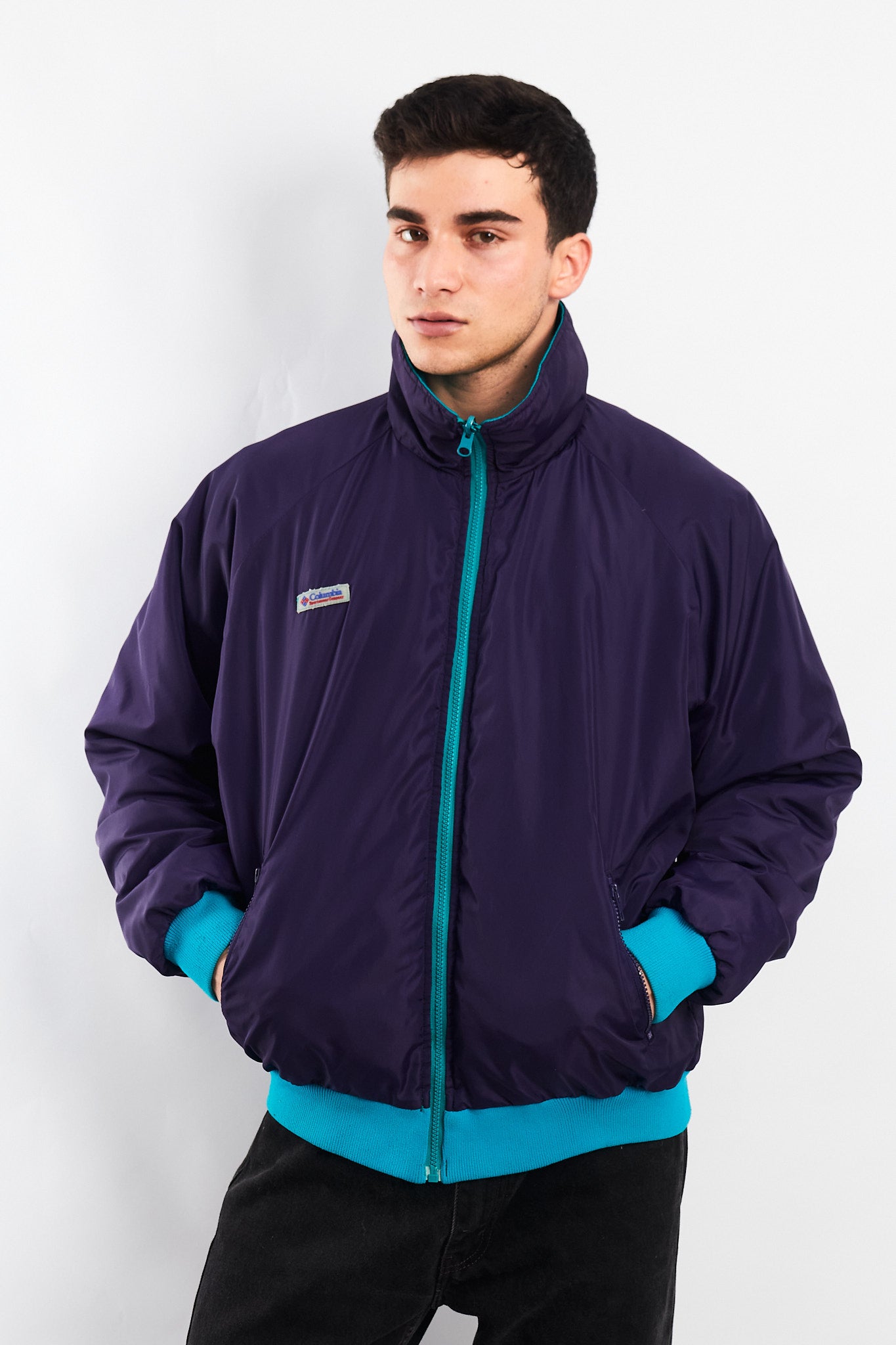 1990 Columbia Impermeable Reversible Padded Jacket (M/L)